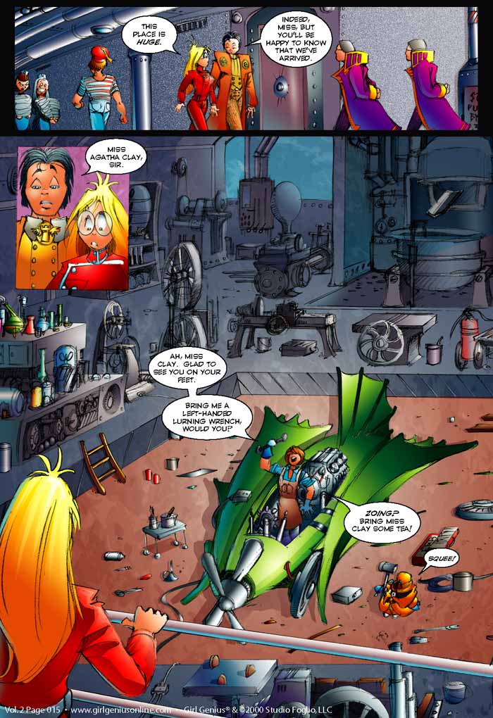 Read online Girl Genius (2002) comic -  Issue #2 - 16
