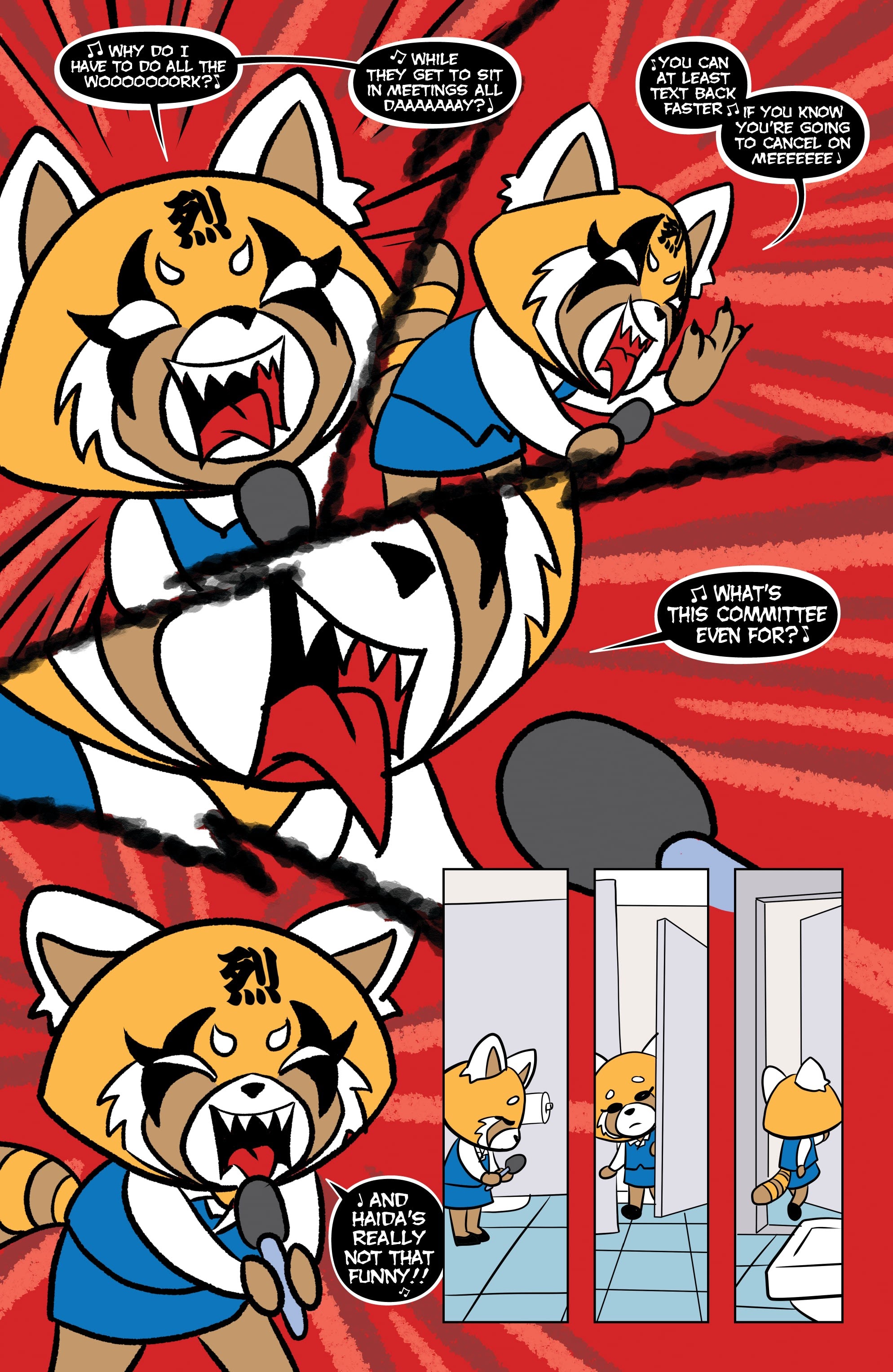 Read online Aggretsuko: Meet Her World comic -  Issue #1 - 21