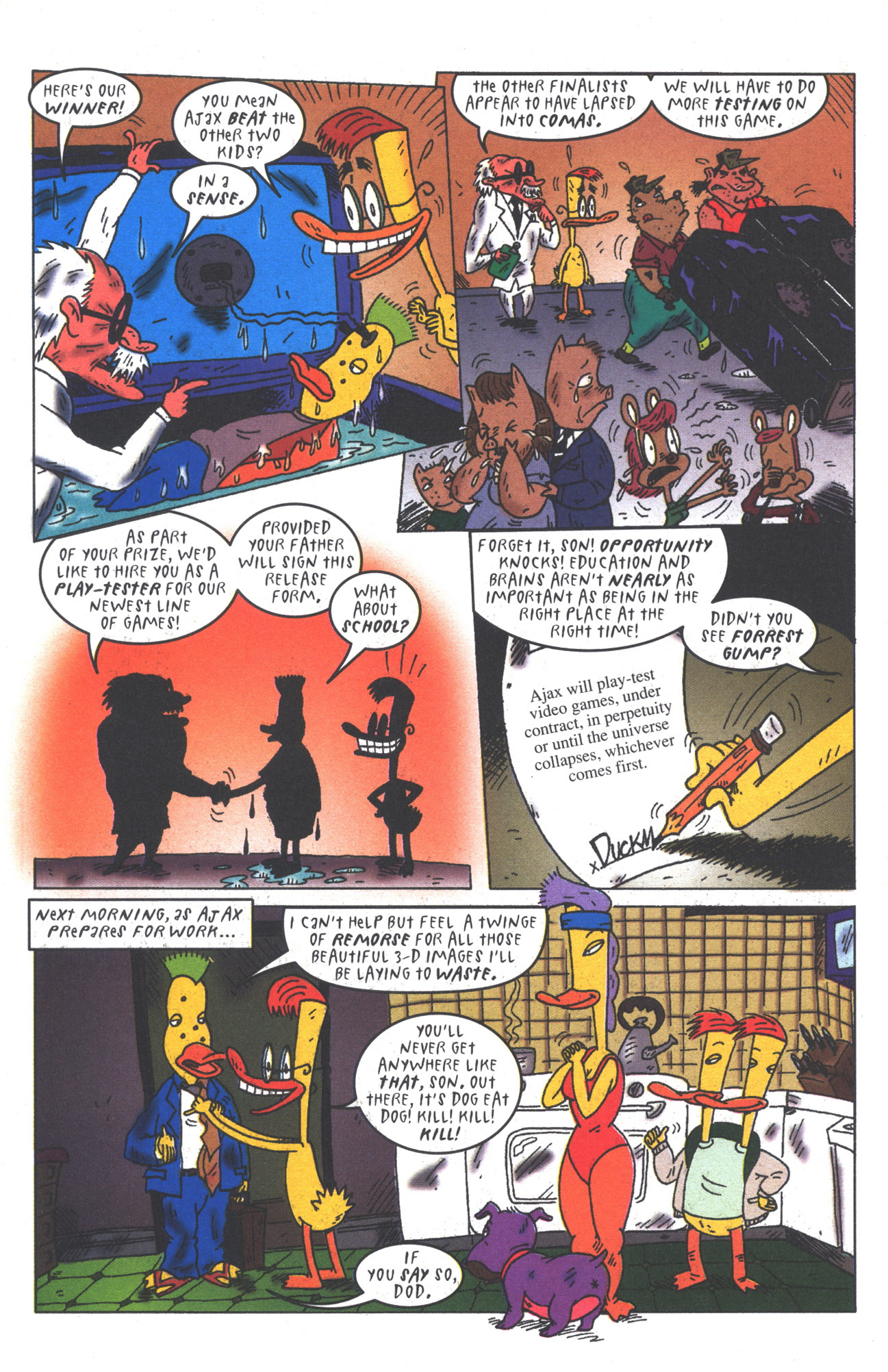 Read online Duckman (1994) comic -  Issue #2 - 12