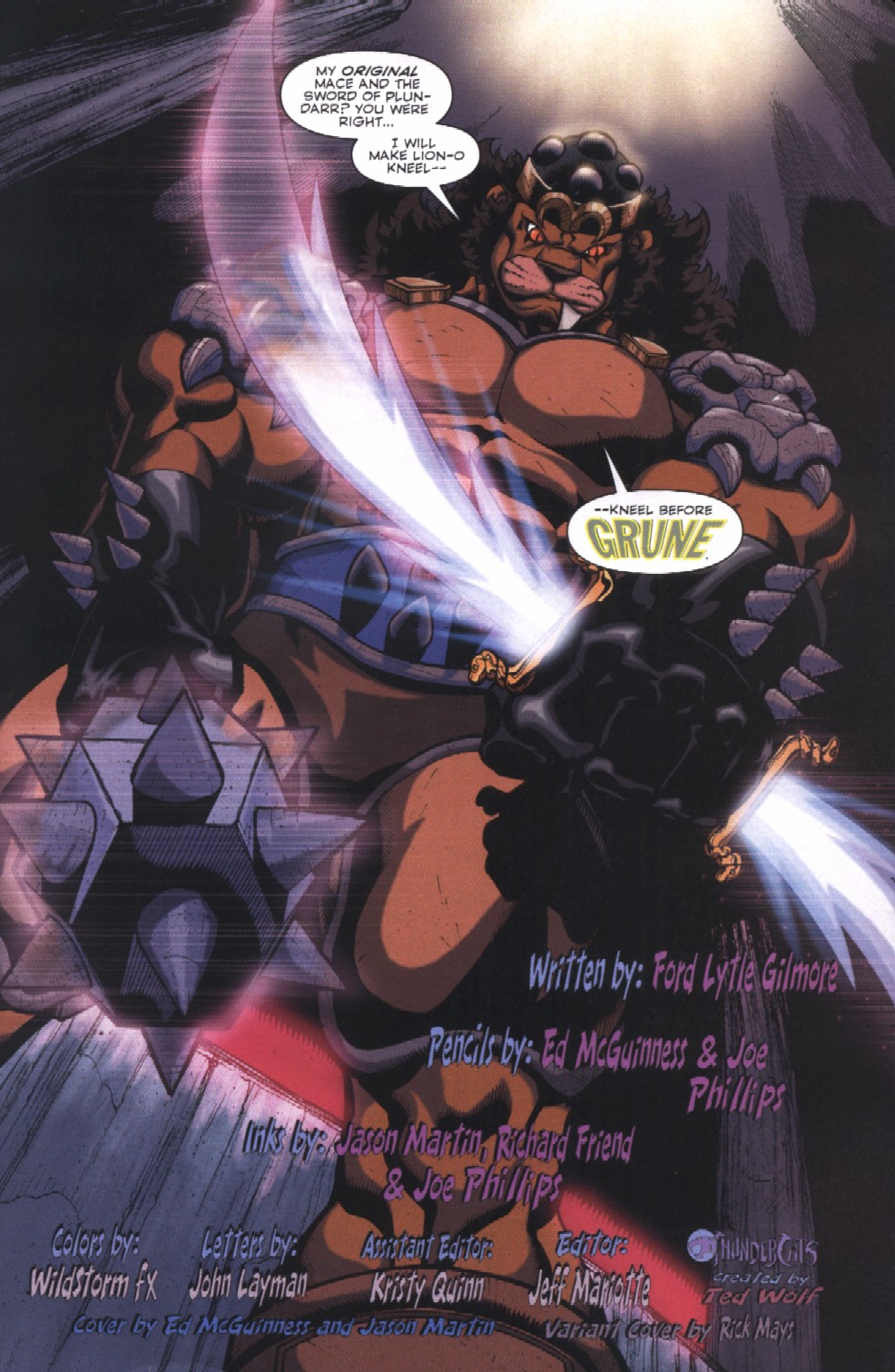 Read online ThunderCats (2002) comic -  Issue #5 - 5