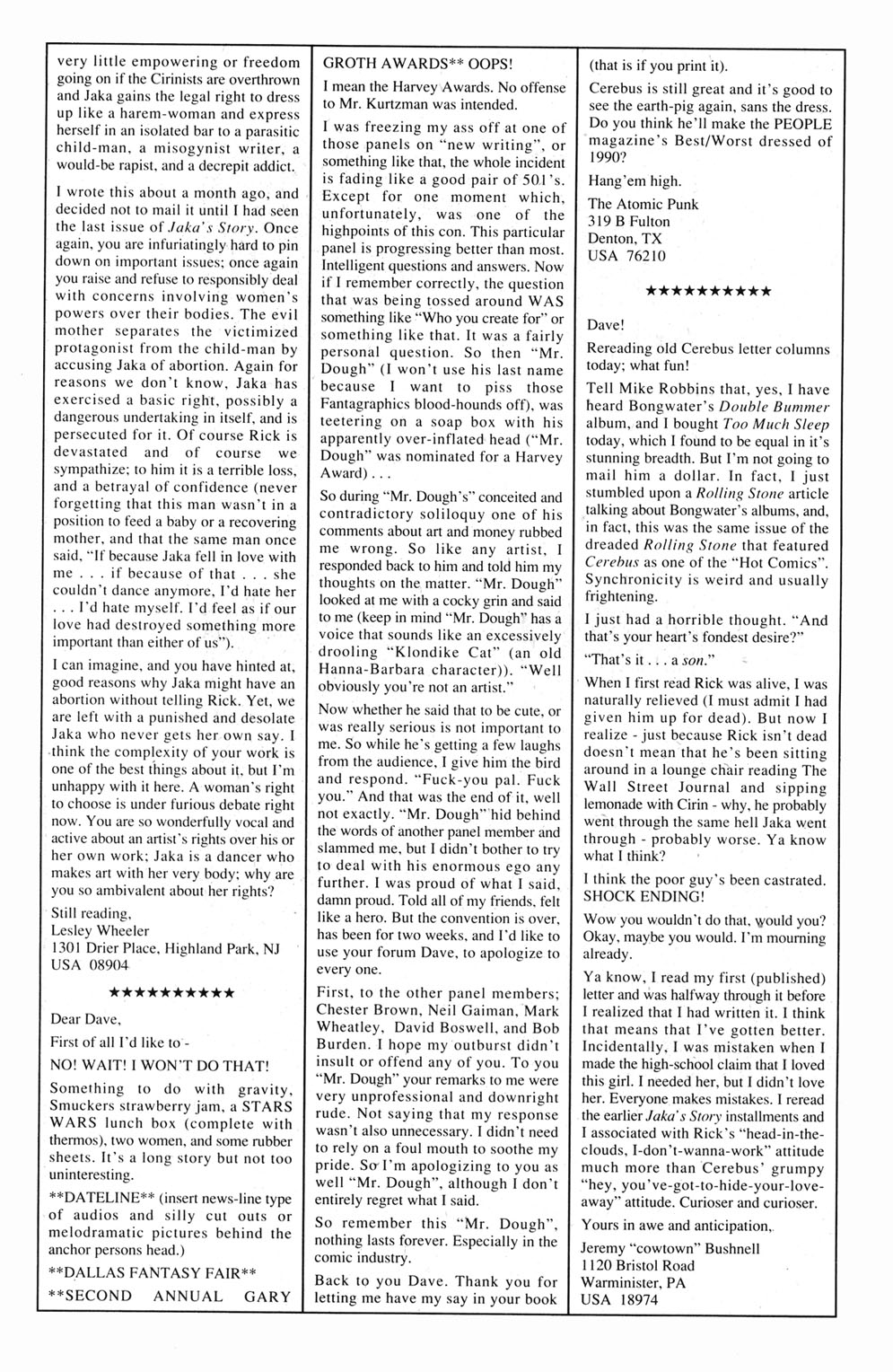 Cerebus Issue #139 #138 - English 32