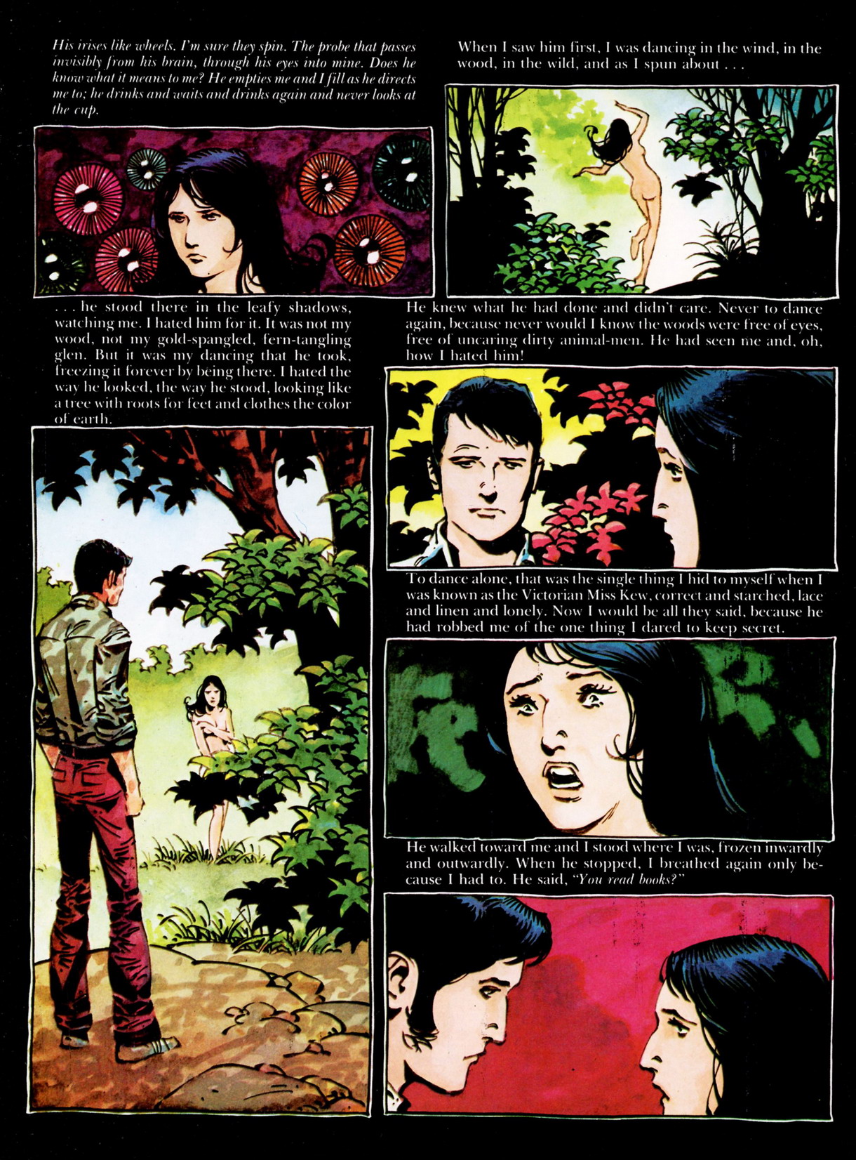 Read online Heavy Metal Presents Theodore Sturgeon's More Than Human comic -  Issue # TPB - 68