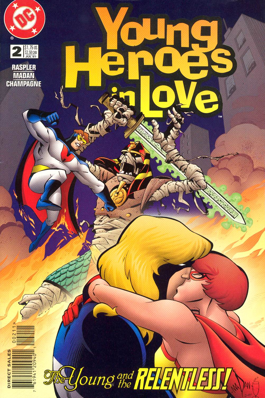 Read online Young Heroes in Love comic -  Issue #2 - 1