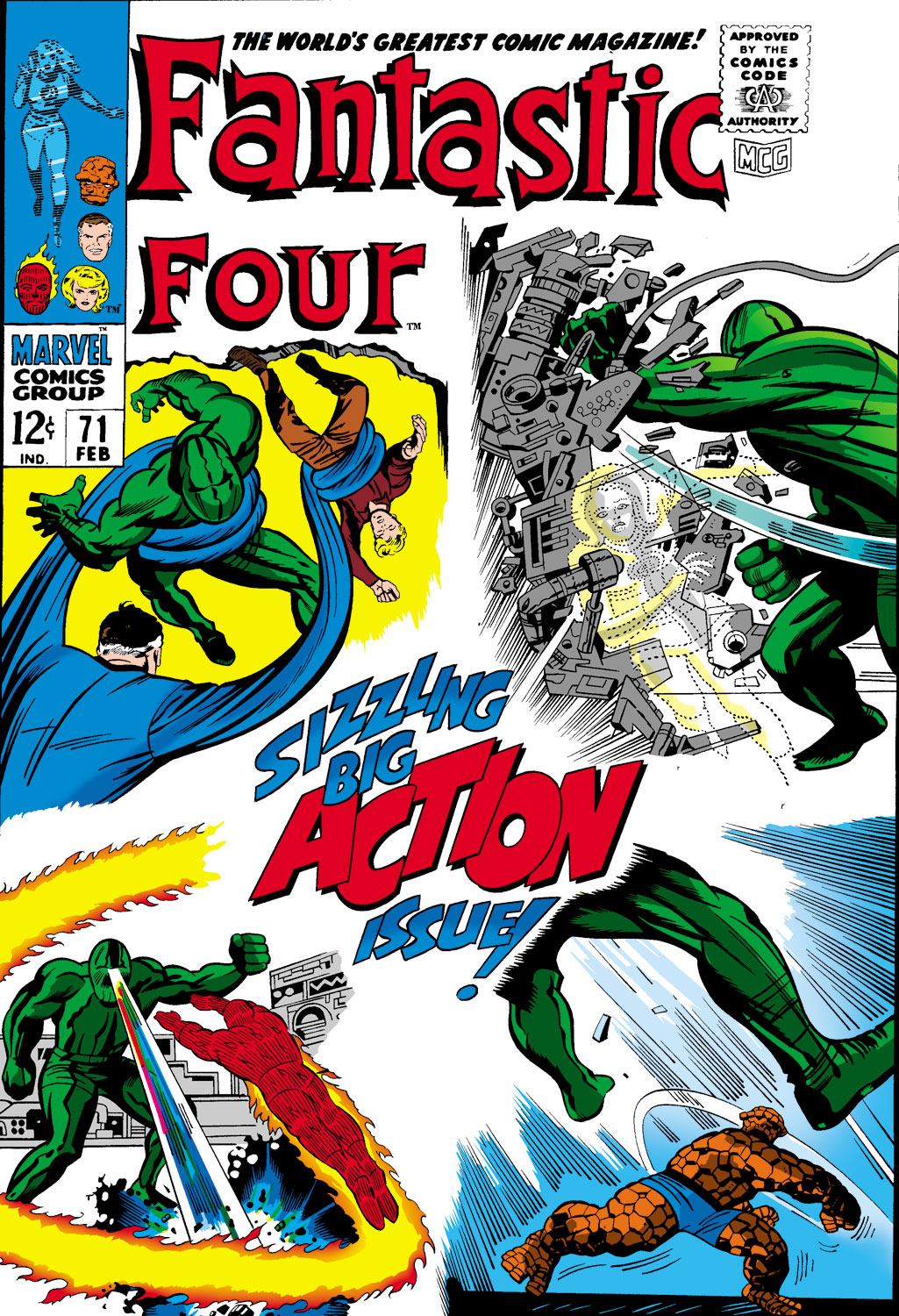 Read online Fantastic Four (1961) comic -  Issue #71 - 1