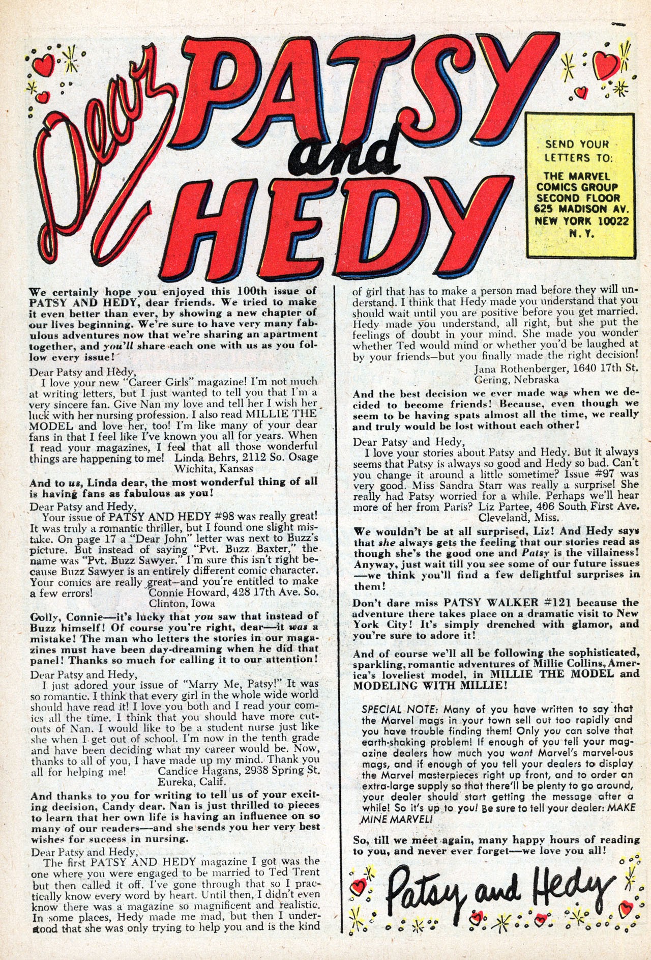 Read online Patsy and Hedy comic -  Issue #100 - 30