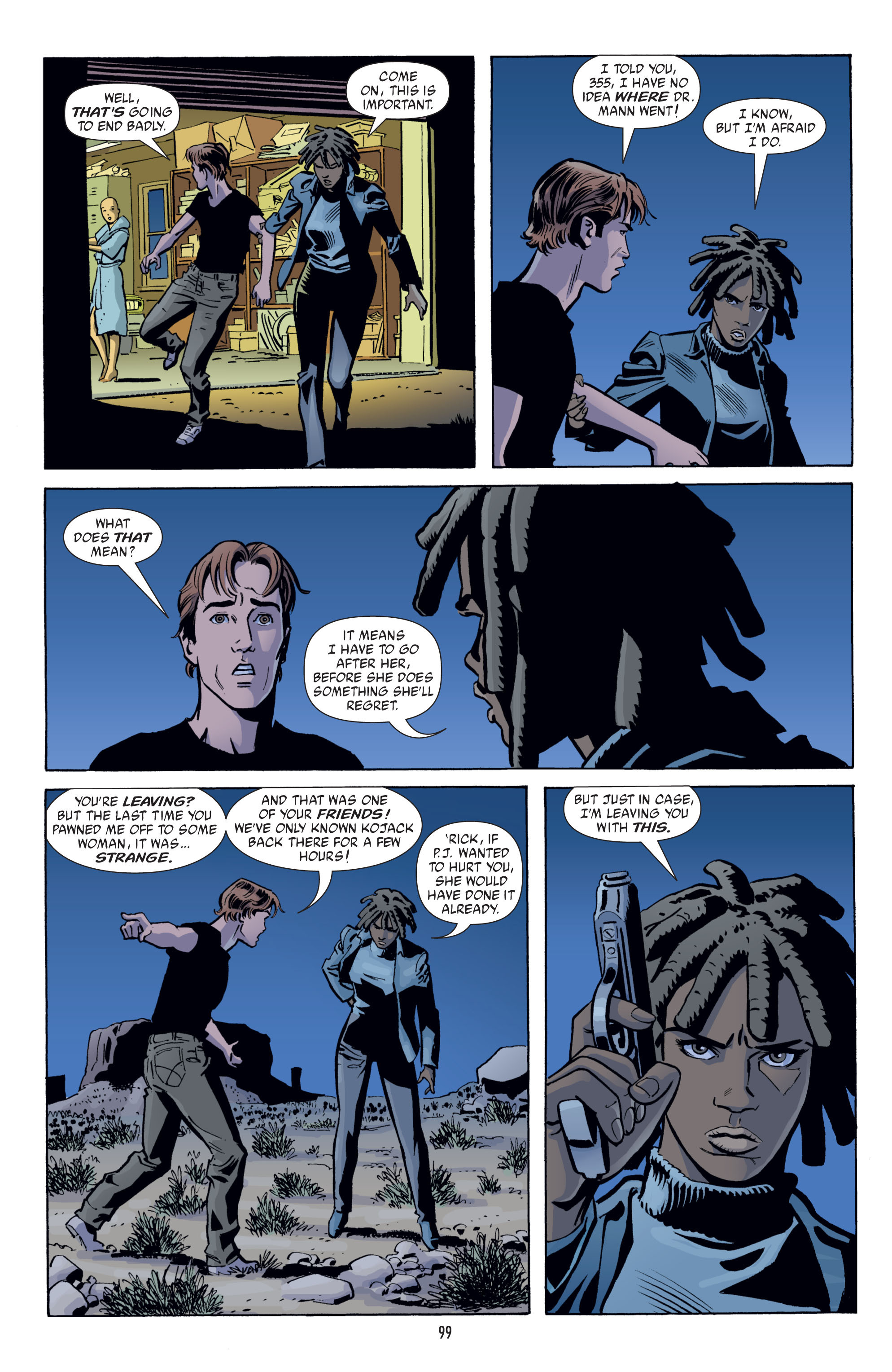 Read online Y: The Last Man (2002) comic -  Issue # _TPB 4 - 99
