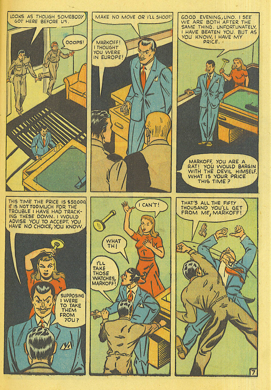 Read online Super-Mystery Comics comic -  Issue #32 - 8