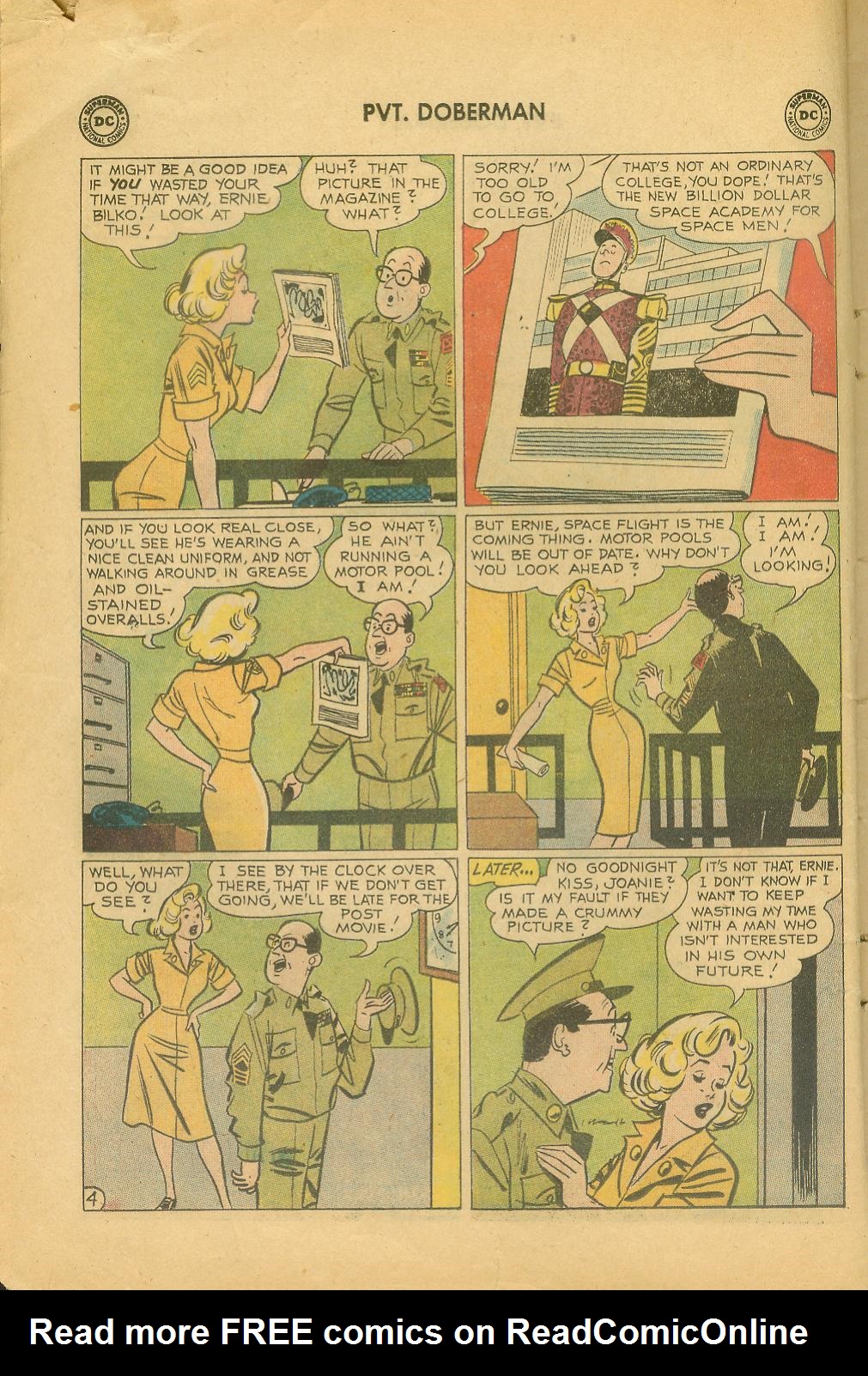 Read online Sgt. Bilko's Pvt. Doberman comic -  Issue #10 - 6