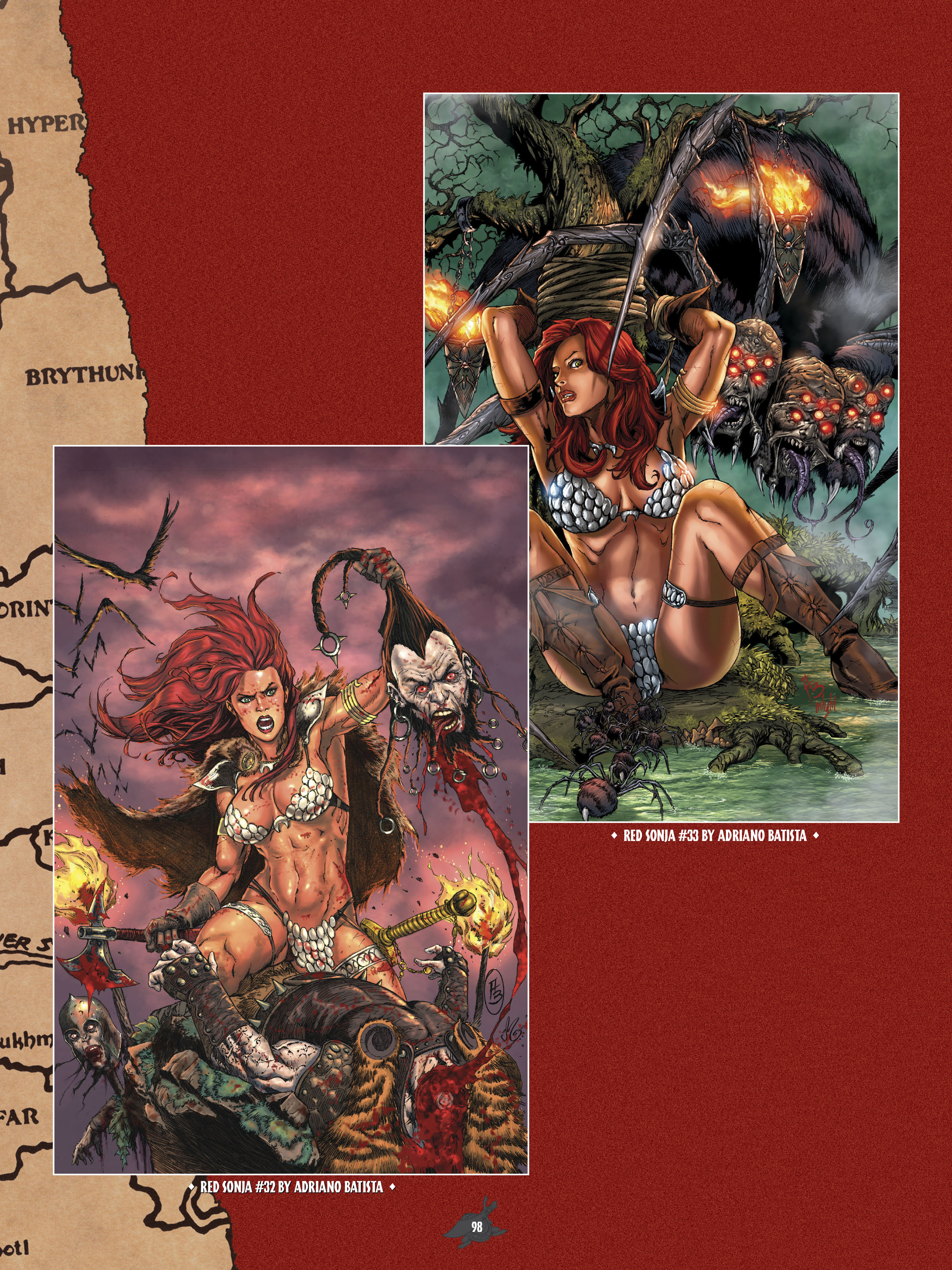 Read online The Art of Red Sonja comic -  Issue # TPB 1 (Part 1) - 97