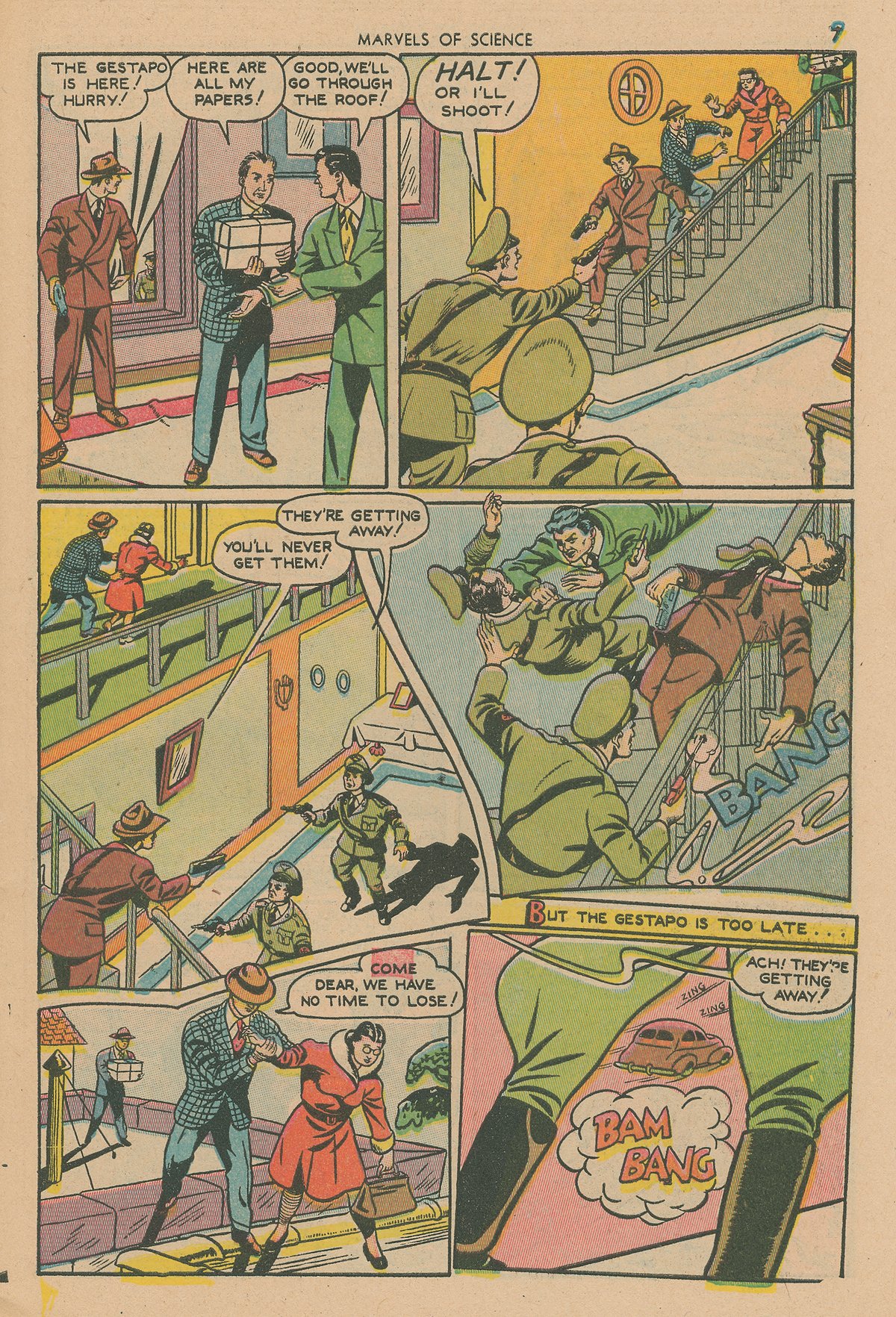 Read online Marvels Of Science comic -  Issue #1 - 9