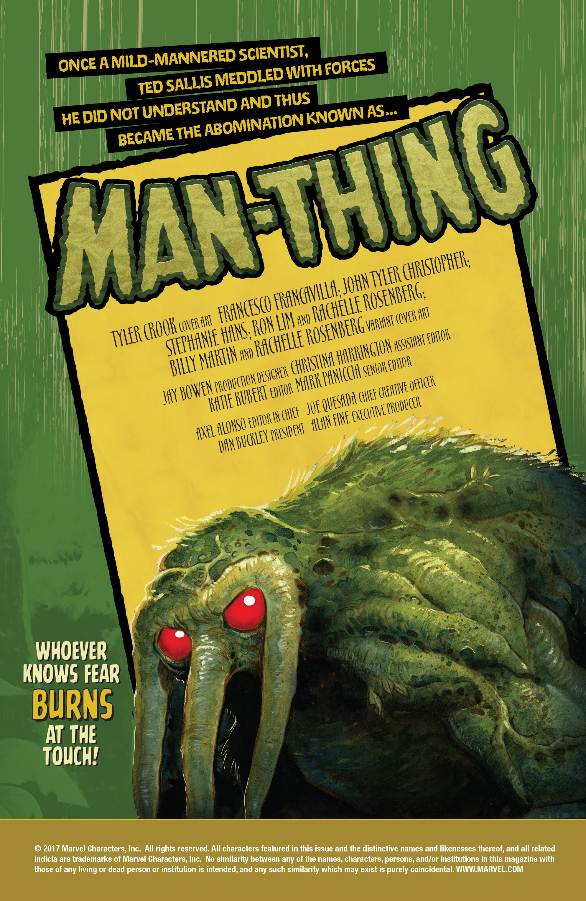 Read online Man-Thing (2017) comic -  Issue #1 - 2
