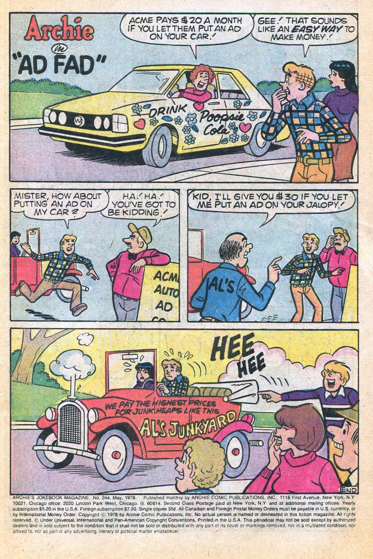 Read online Archie's Joke Book Magazine comic -  Issue #244 - 3