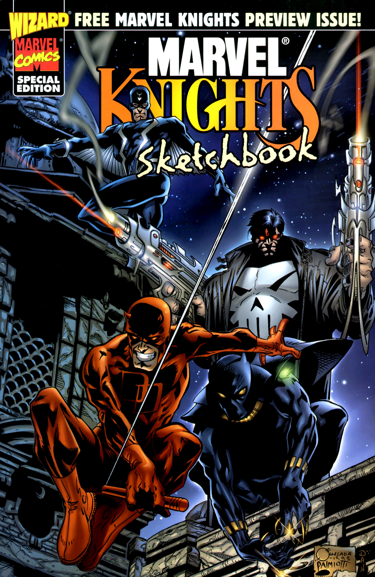 Read online Marvel Knights Sketchbook comic -  Issue # Full - 1