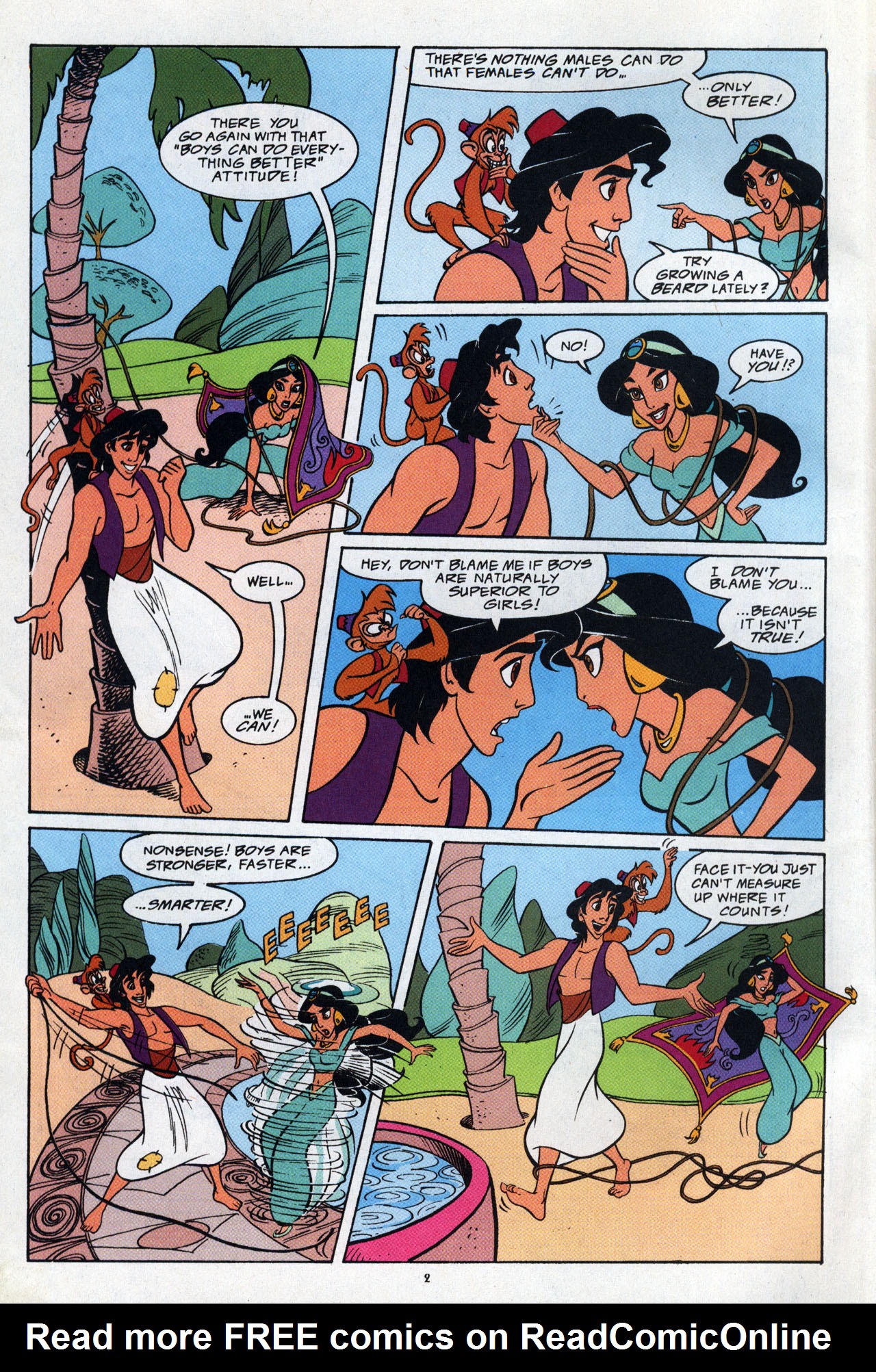Read online Disney's Aladdin comic -  Issue #8 - 4