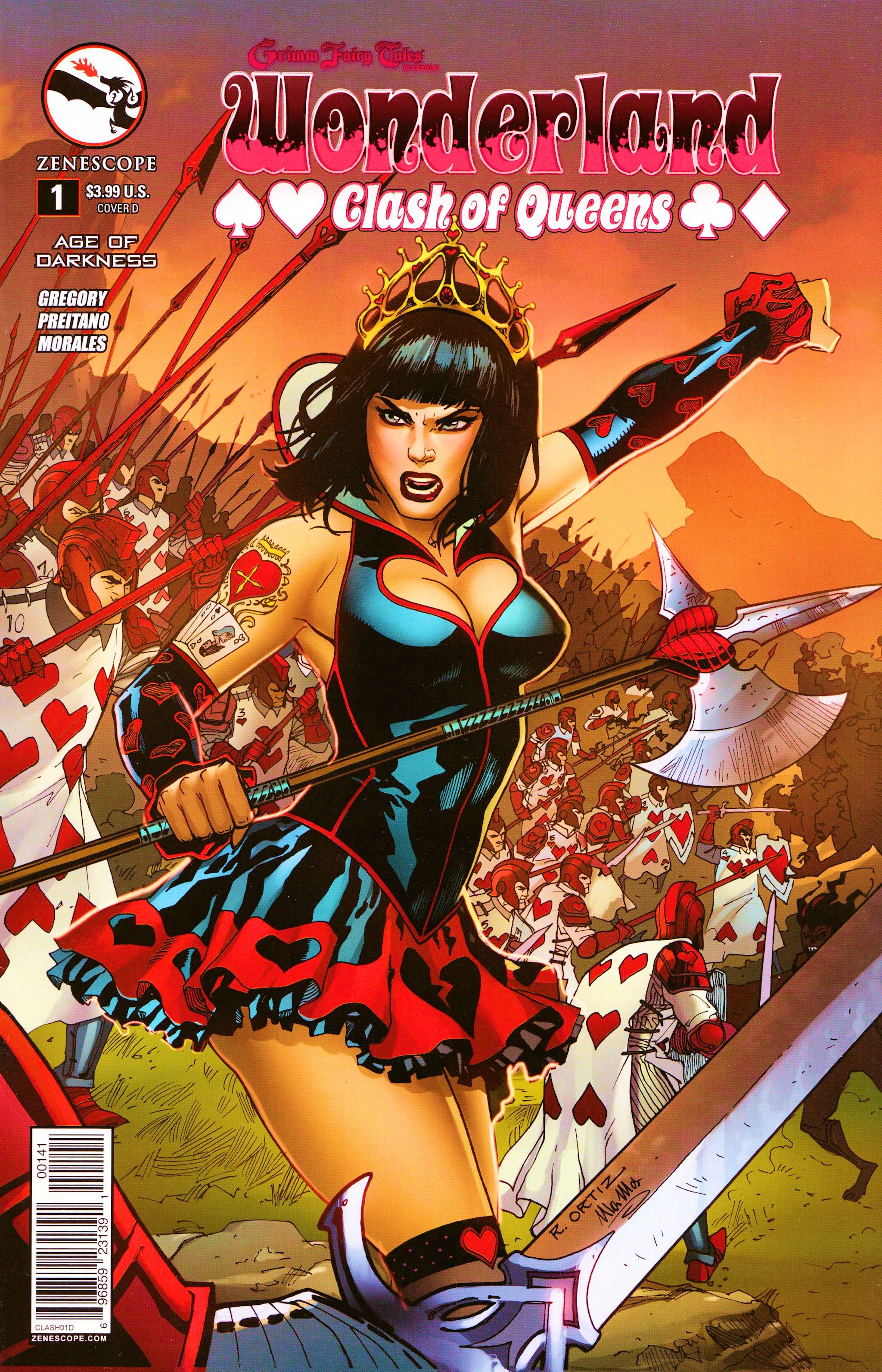 Read online Grimm Fairy Tales presents Wonderland: Clash of Queens comic -  Issue #1 - 2
