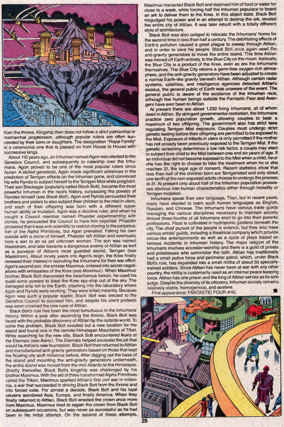 Read online The Official Handbook of the Marvel Universe Deluxe Edition comic -  Issue #6 - 27