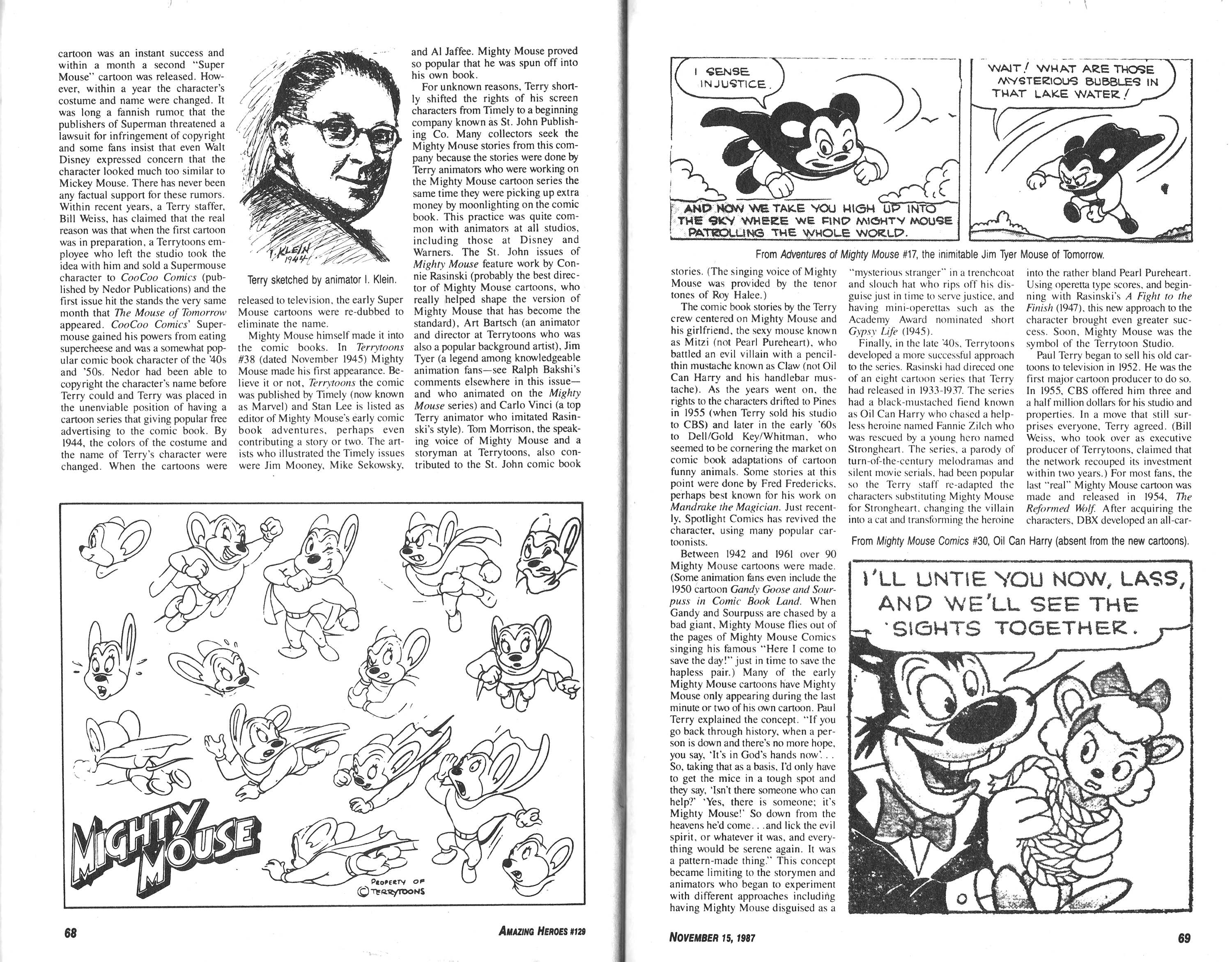 Read online Amazing Heroes comic -  Issue #129 - 35