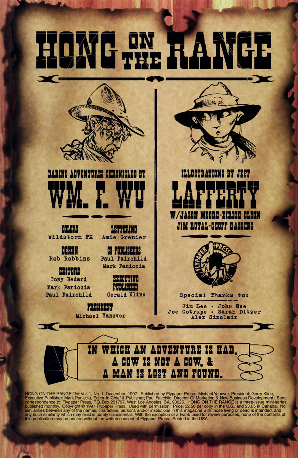 Read online Hong on the Range comic -  Issue #1 - 2