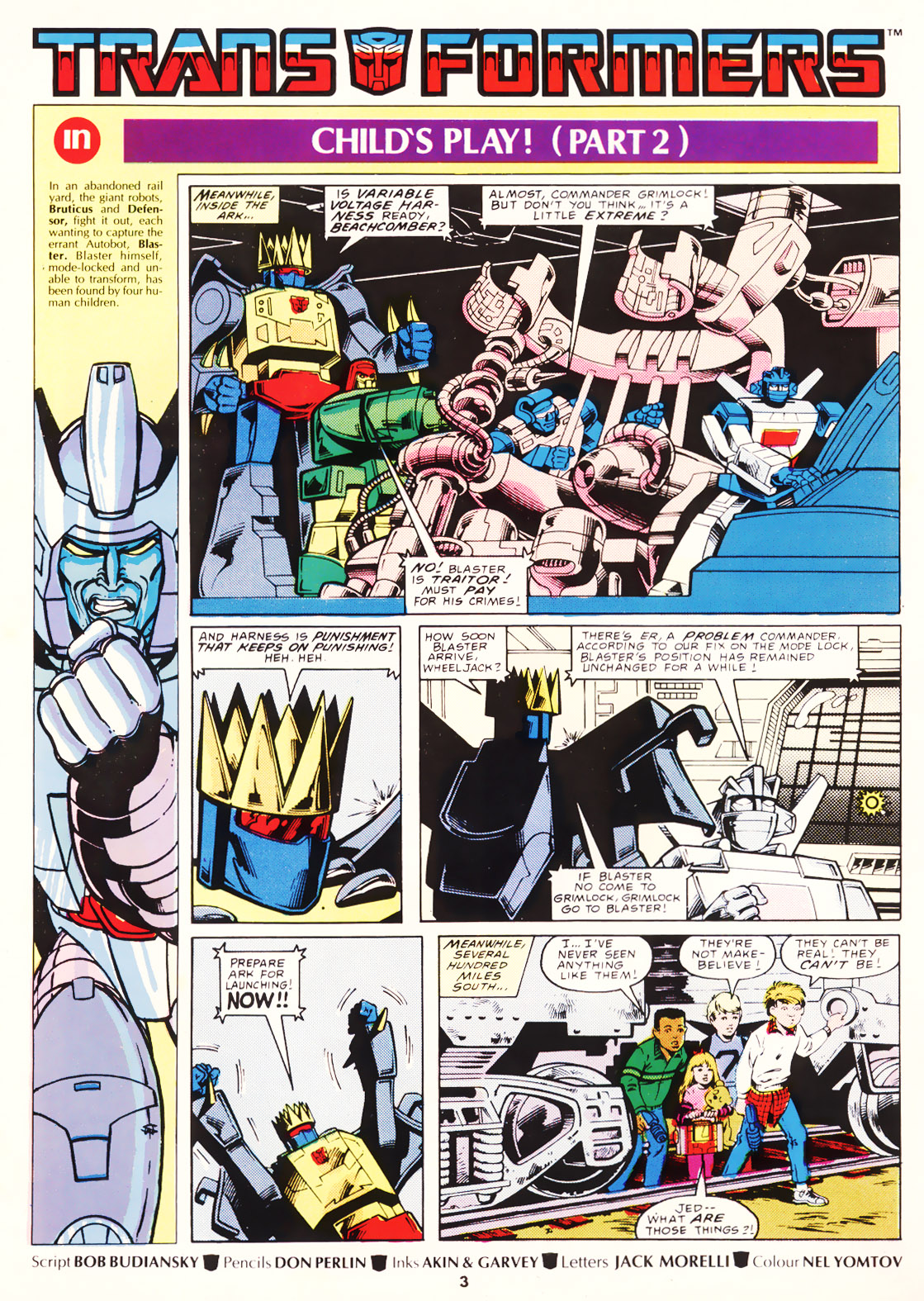 Read online The Transformers (UK) comic -  Issue #142 - 3