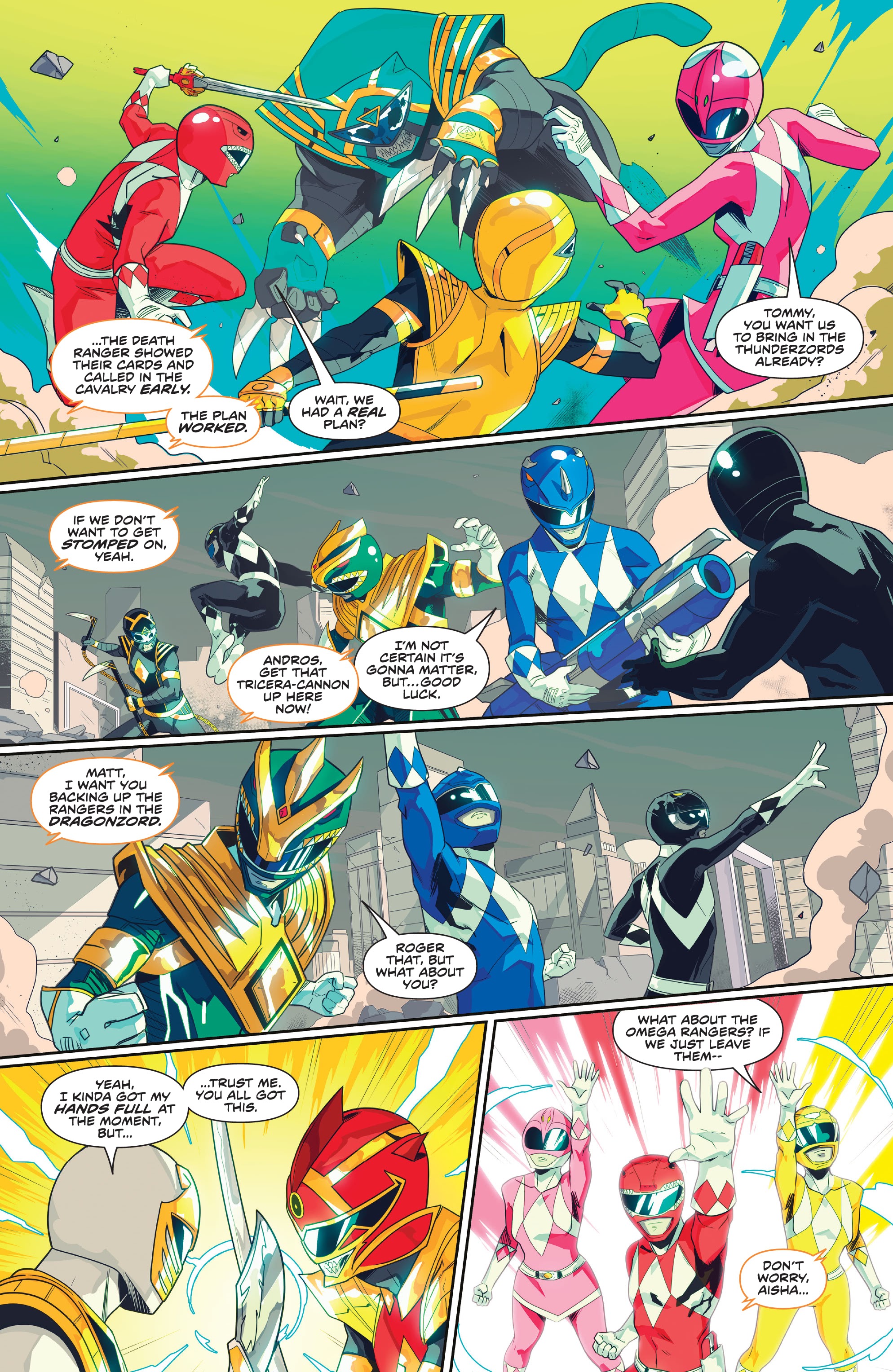 Read online Mighty Morphin Power Rangers (2022) comic -  Issue # Full - 17