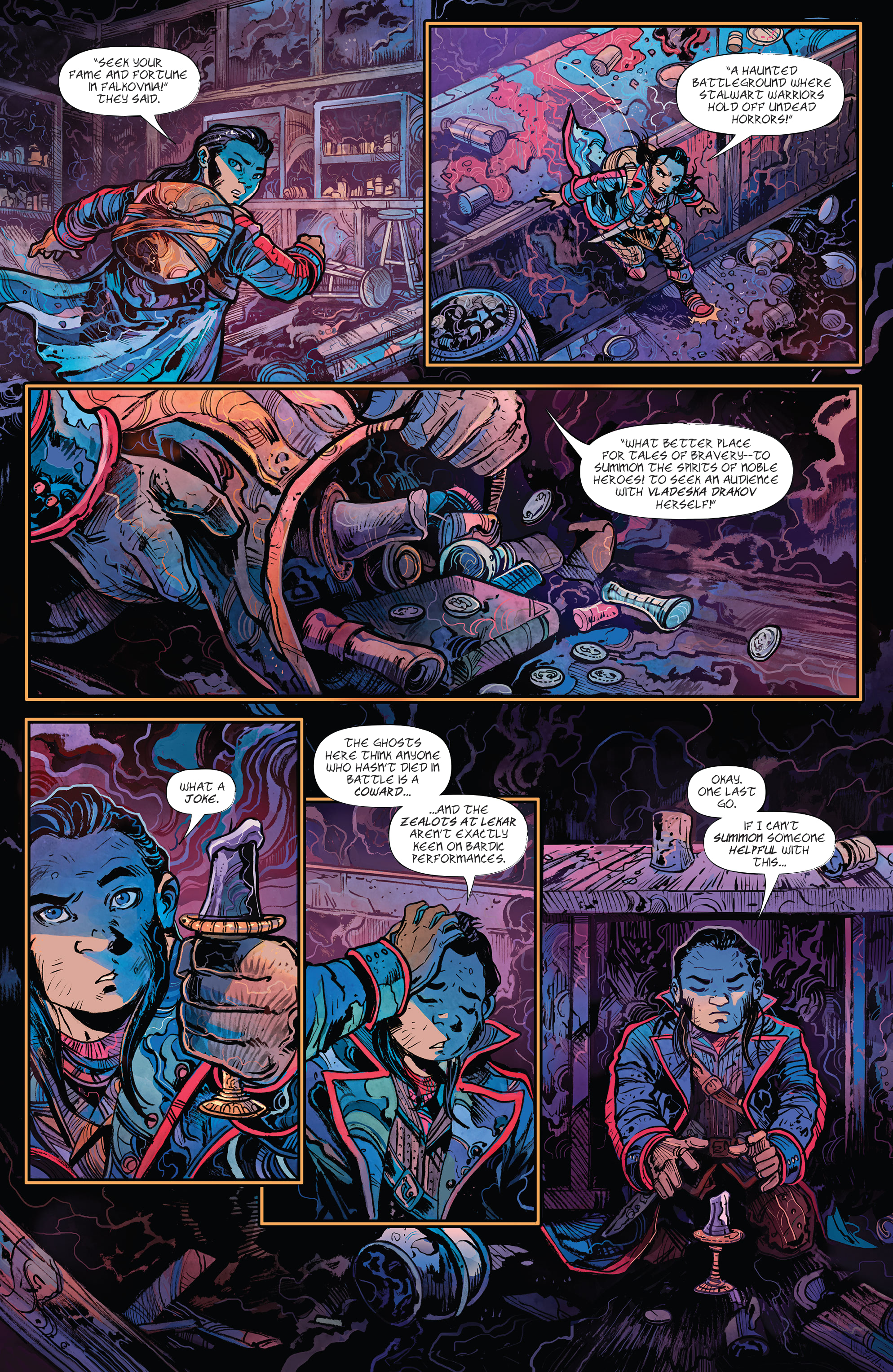 Read online Dungeons & Dragons: Ravenloft – Orphan of Agony Isle comic -  Issue #2 - 16