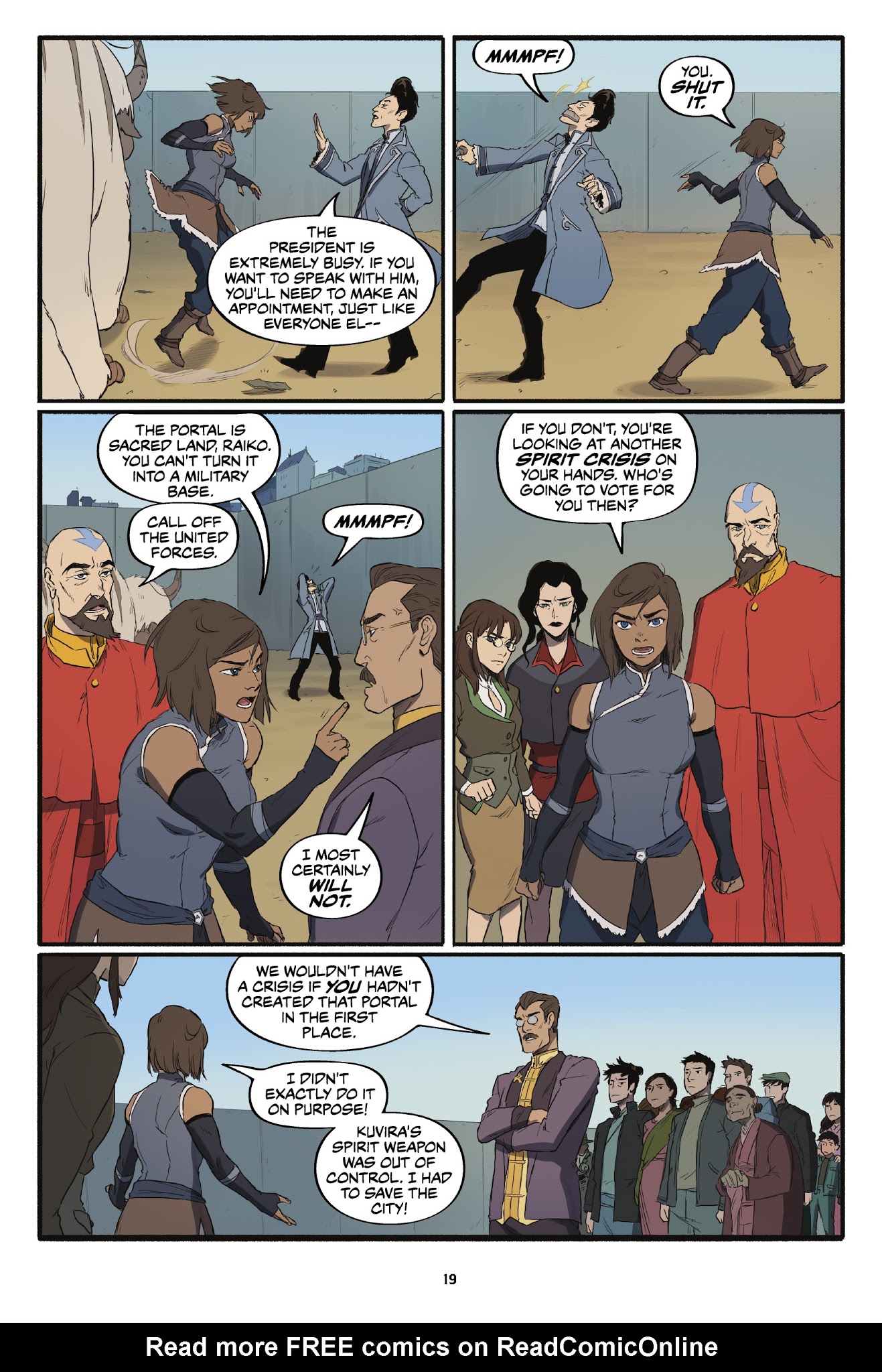 Read online Nickelodeon The Legend of Korra – Turf Wars comic -  Issue #2 - 21