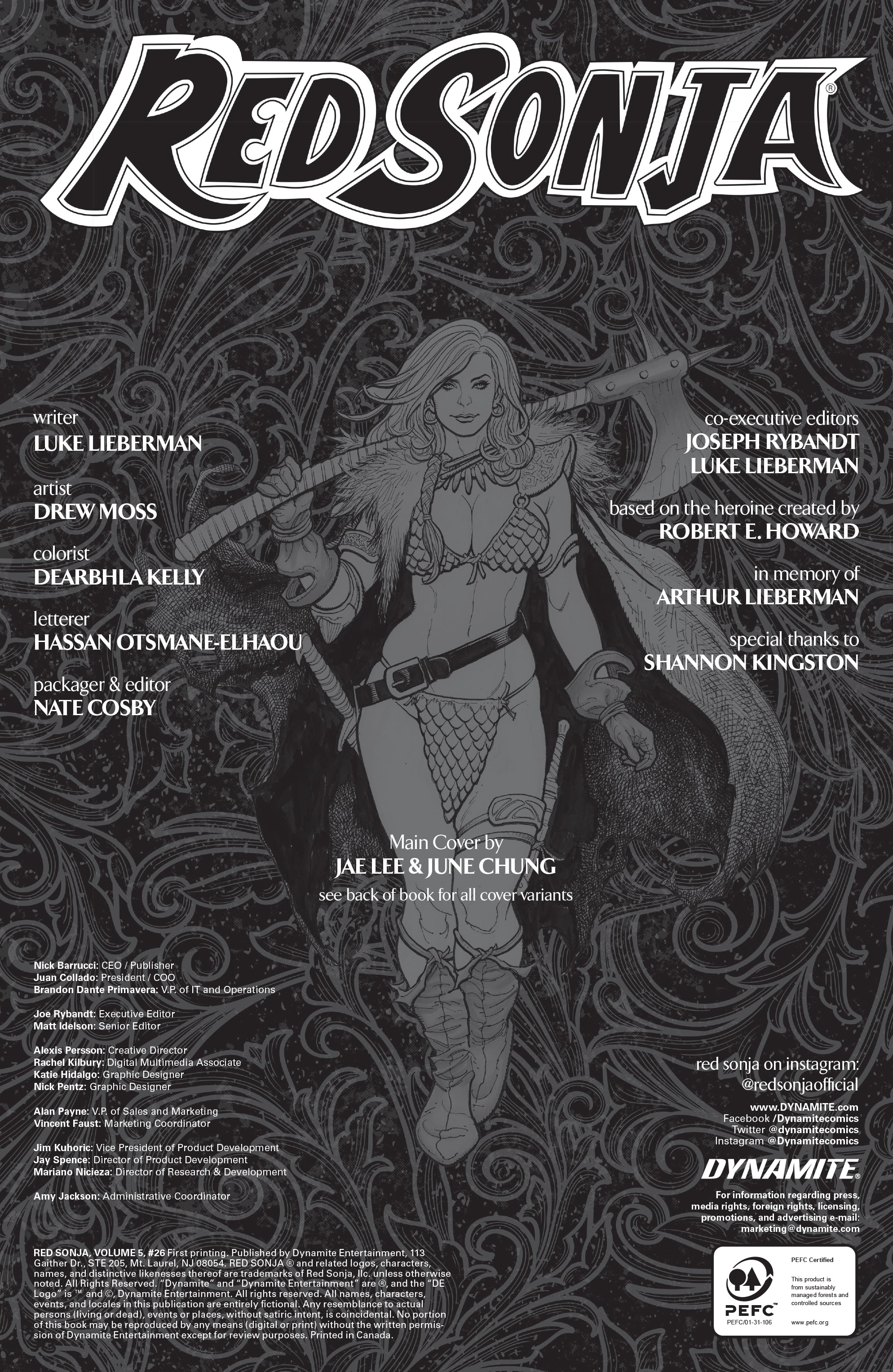 Read online Red Sonja (2019) comic -  Issue #26 - 27