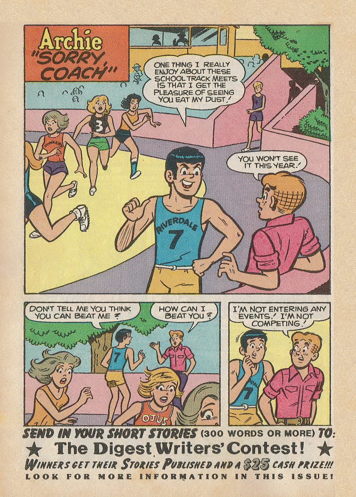Read online Archie Annual Digest Magazine comic -  Issue #56 - 72