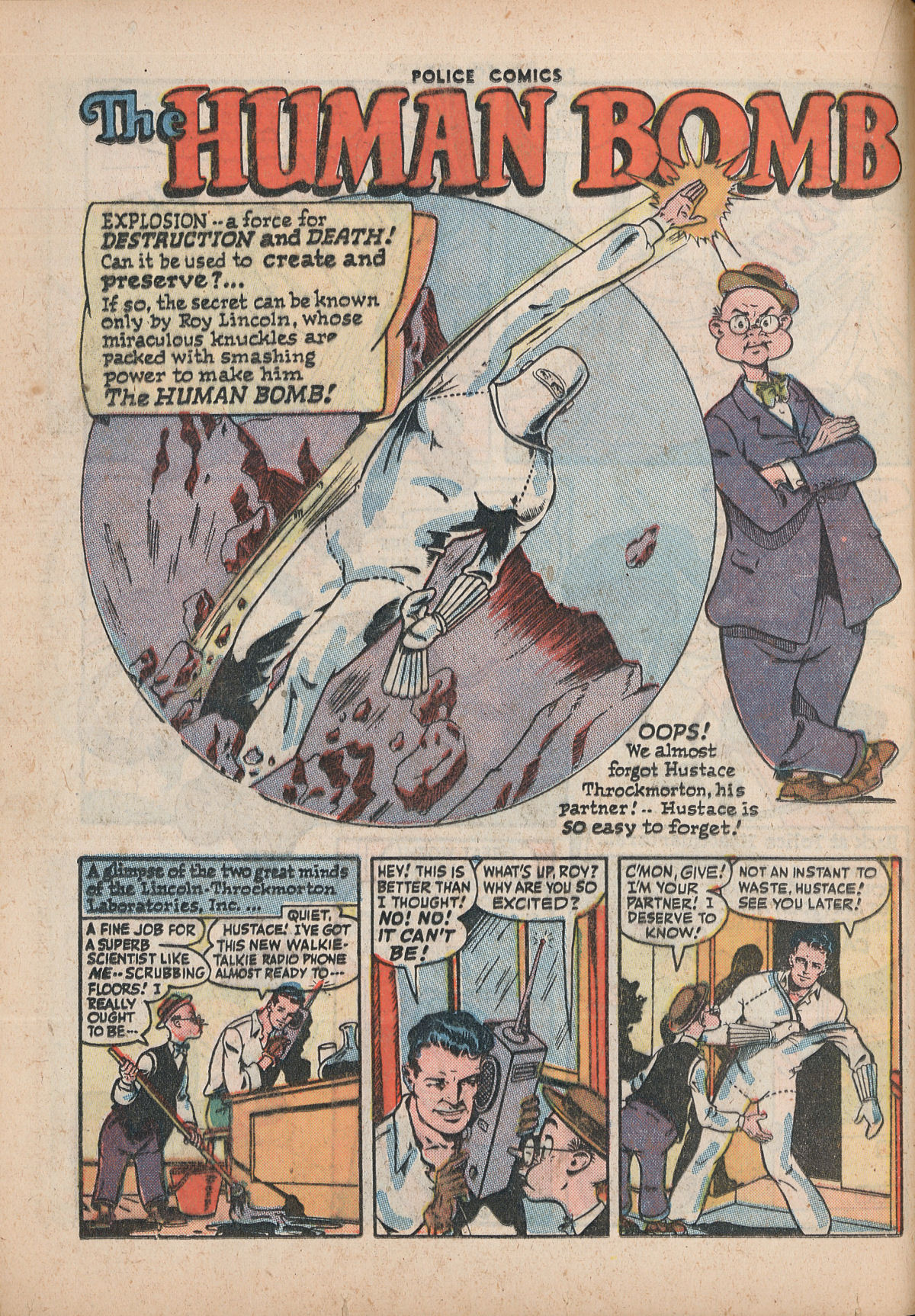 Read online Police Comics comic -  Issue #55 - 24