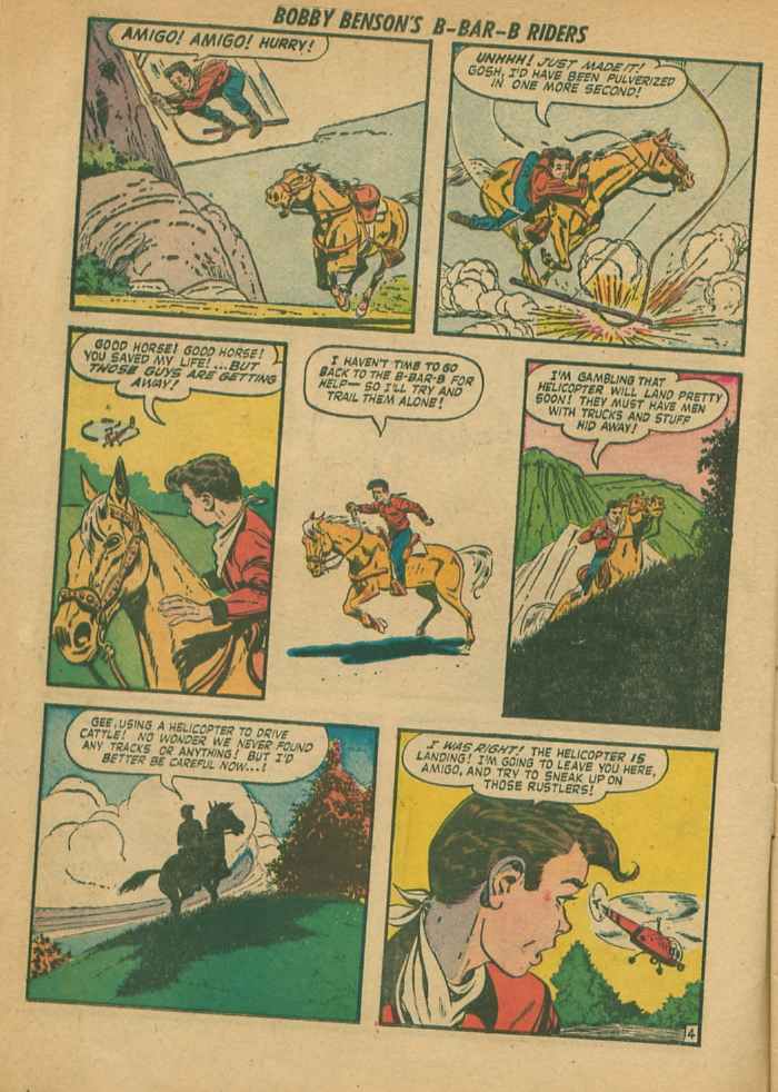 Read online Bobby Benson's B-Bar-B Riders comic -  Issue #9 - 6