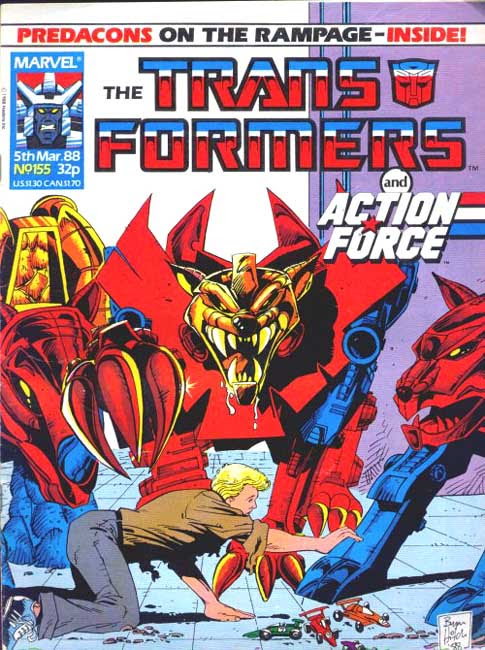 Read online The Transformers (UK) comic -  Issue #155 - 1