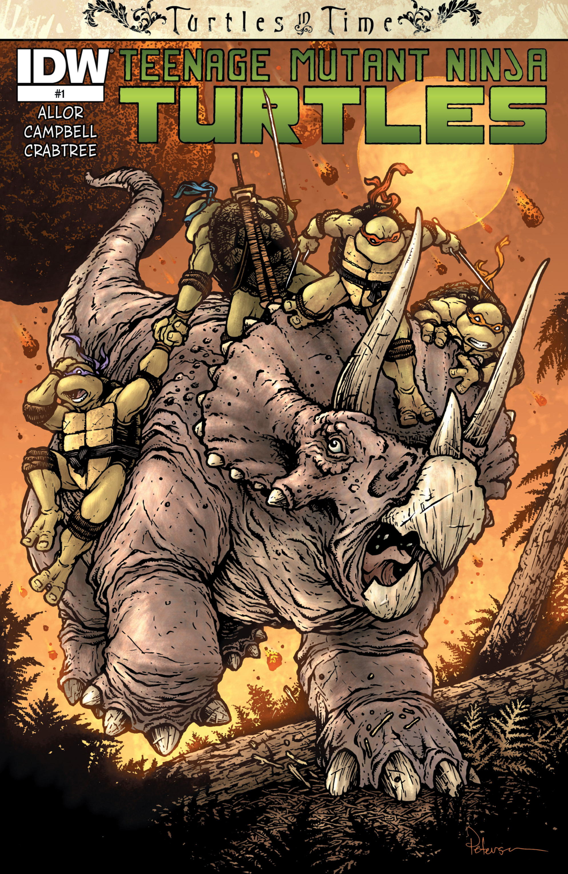 Read online Teenage Mutant Ninja Turtles: Turtles in Time comic -  Issue #1 - 1
