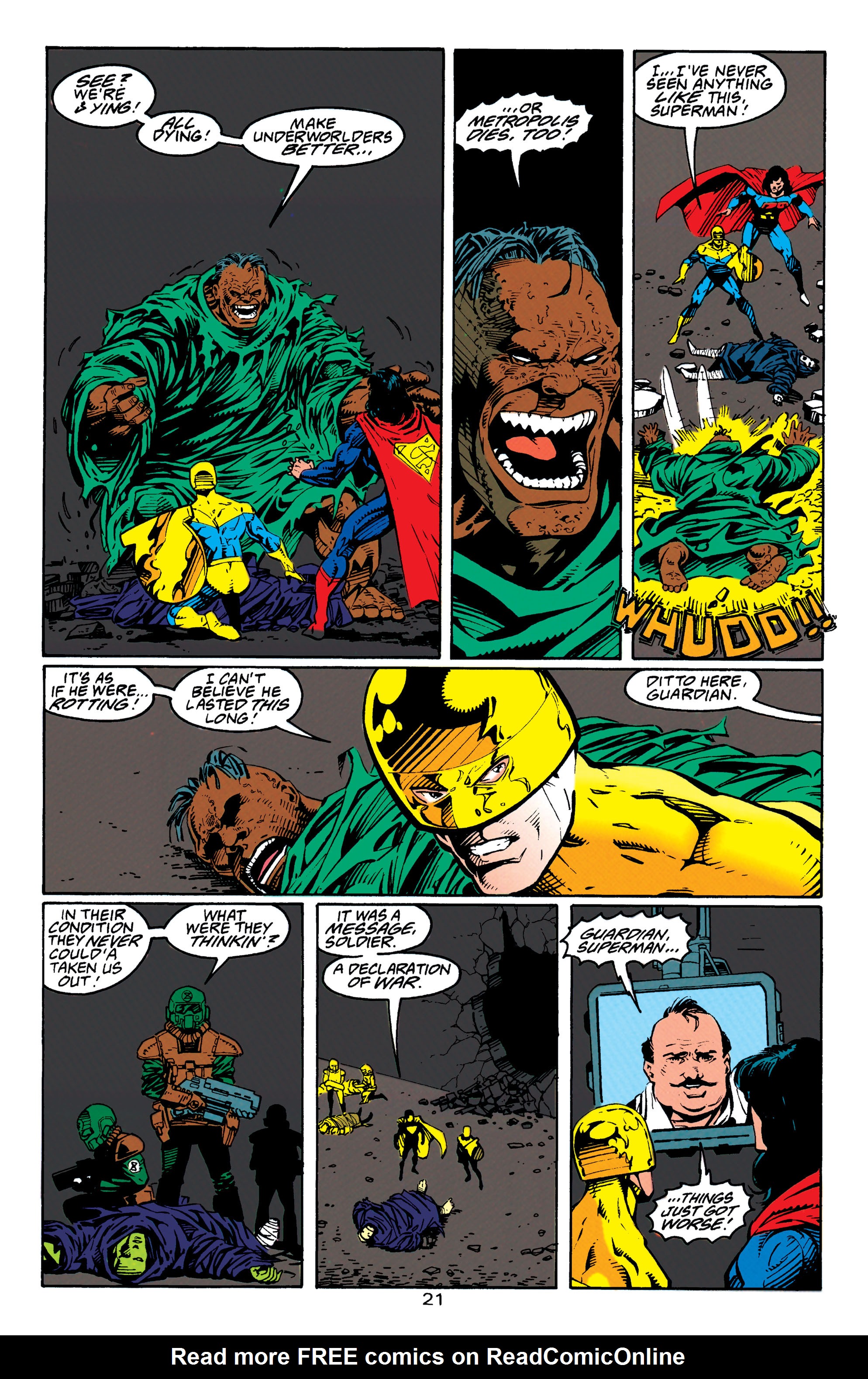 Read online Adventures of Superman (1987) comic -  Issue #511 - 21