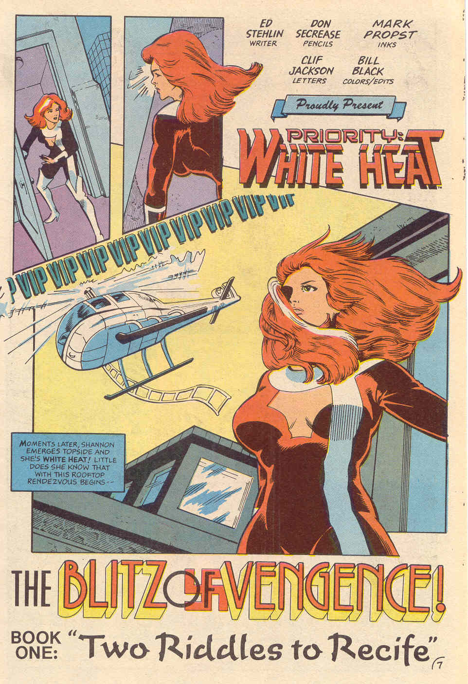 Read online Priority: White Heat comic -  Issue #1 - 9