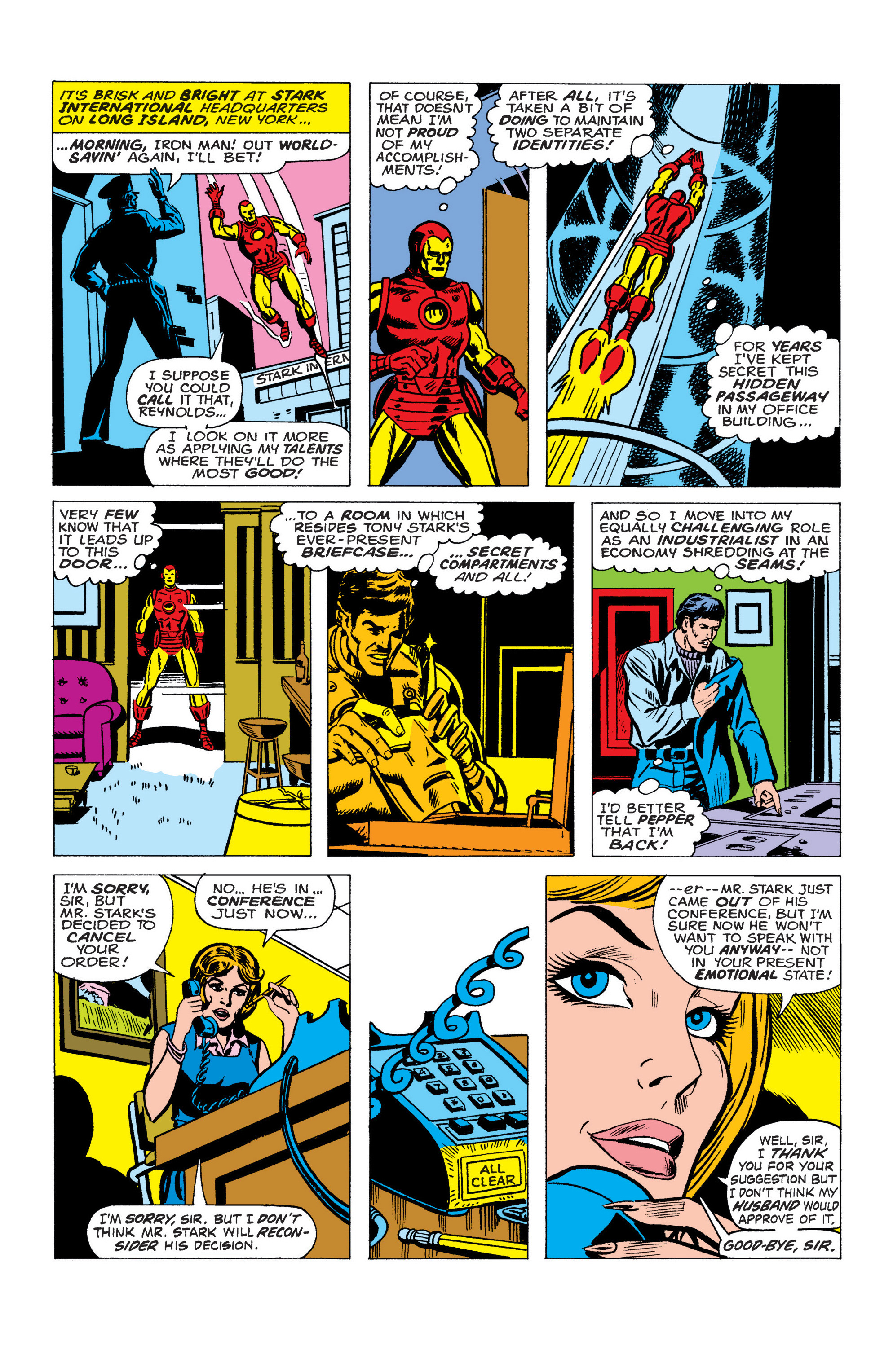 Read online Marvel Masterworks: The Invincible Iron Man comic -  Issue # TPB 10 (Part 2) - 19