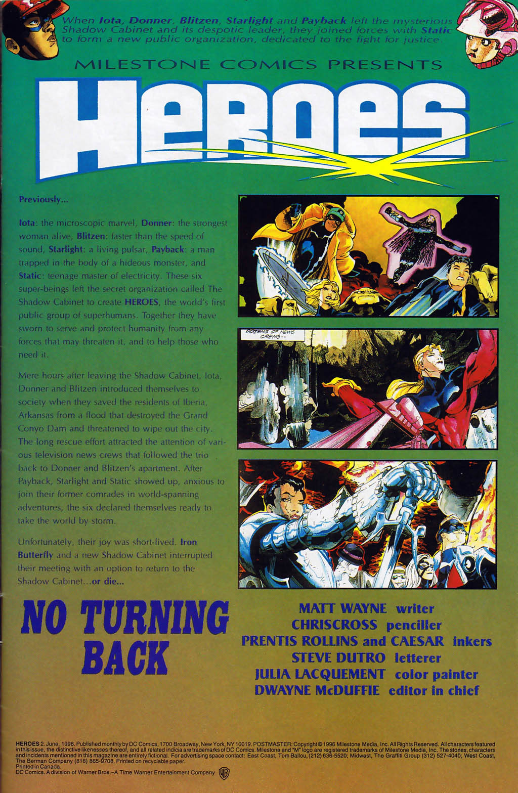 Read online Heroes (1996) comic -  Issue #2 - 2