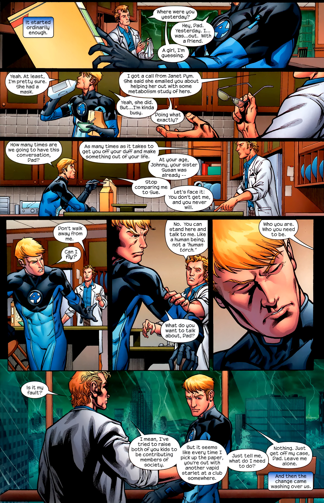 Read online Ultimatum: Fantastic Four Requiem comic -  Issue # Full - 5