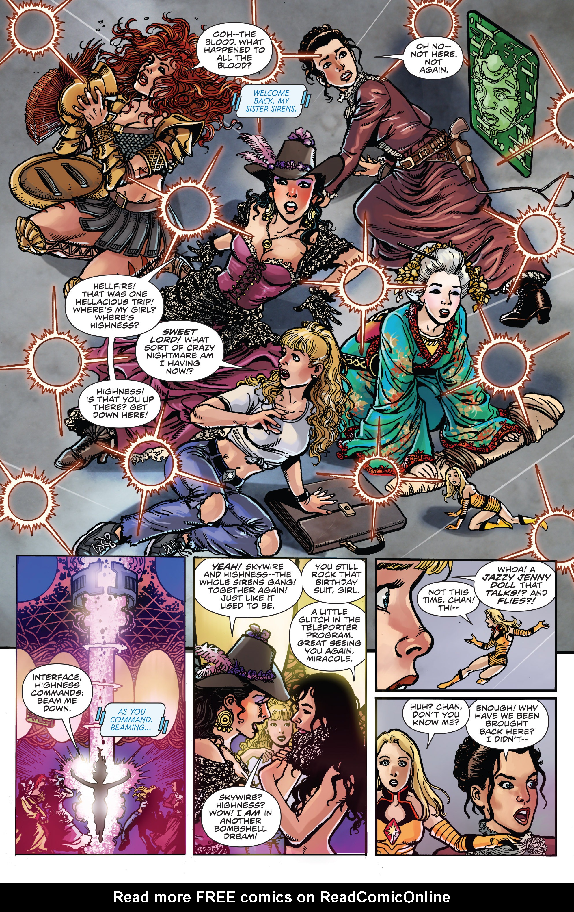 Read online George Pérez's Sirens comic -  Issue #1 - 21