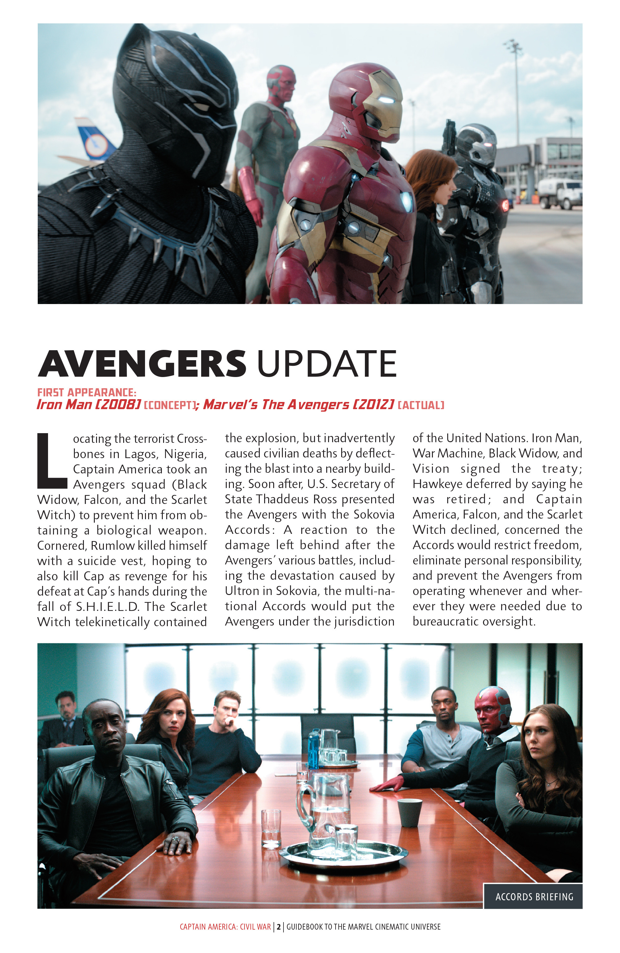 Read online Guidebook to the Marvel Cinematic Universe - Marvel's Captain America: Civil War comic -  Issue # Full - 4