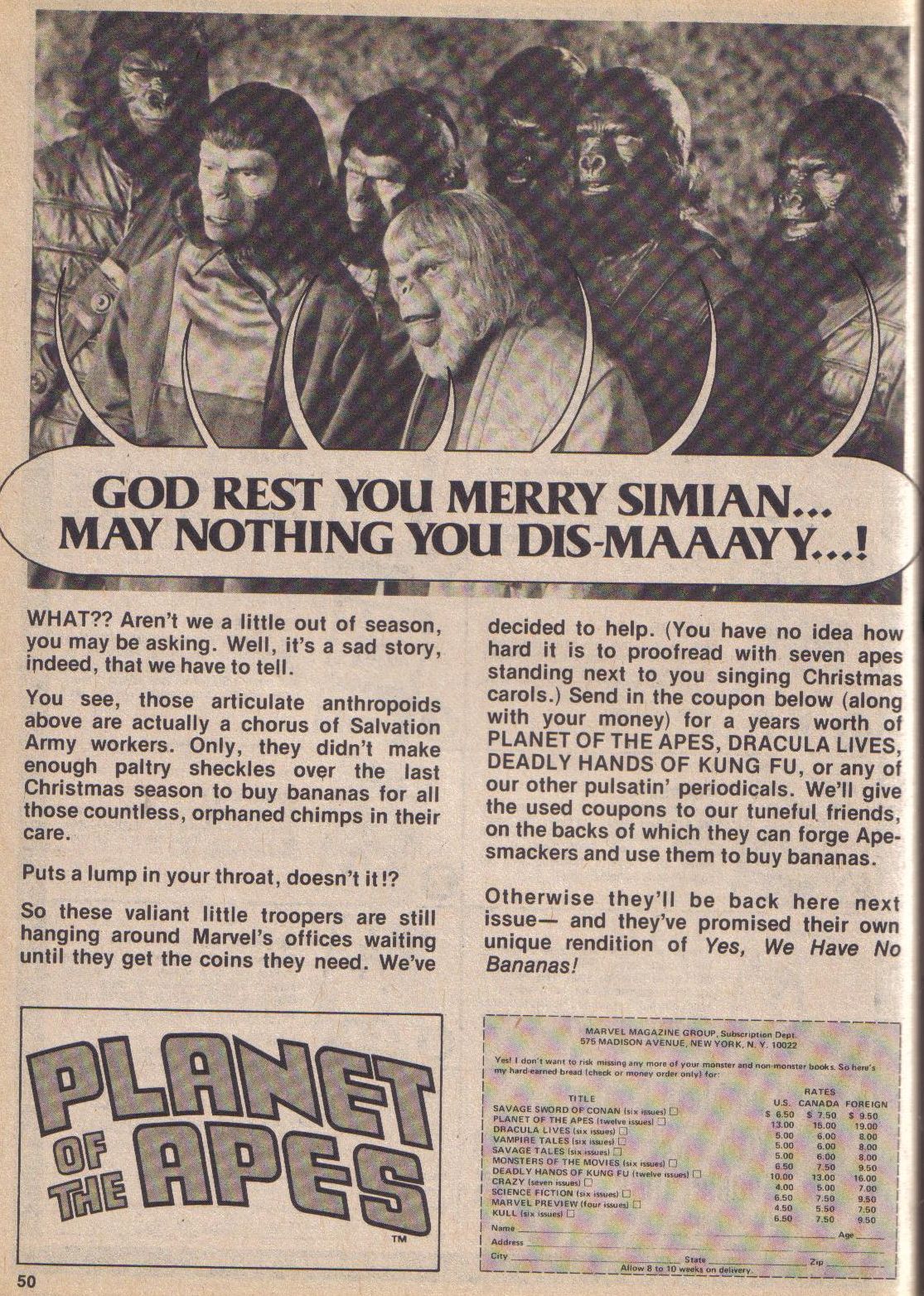 Read online Planet of the Apes comic -  Issue #8 - 50