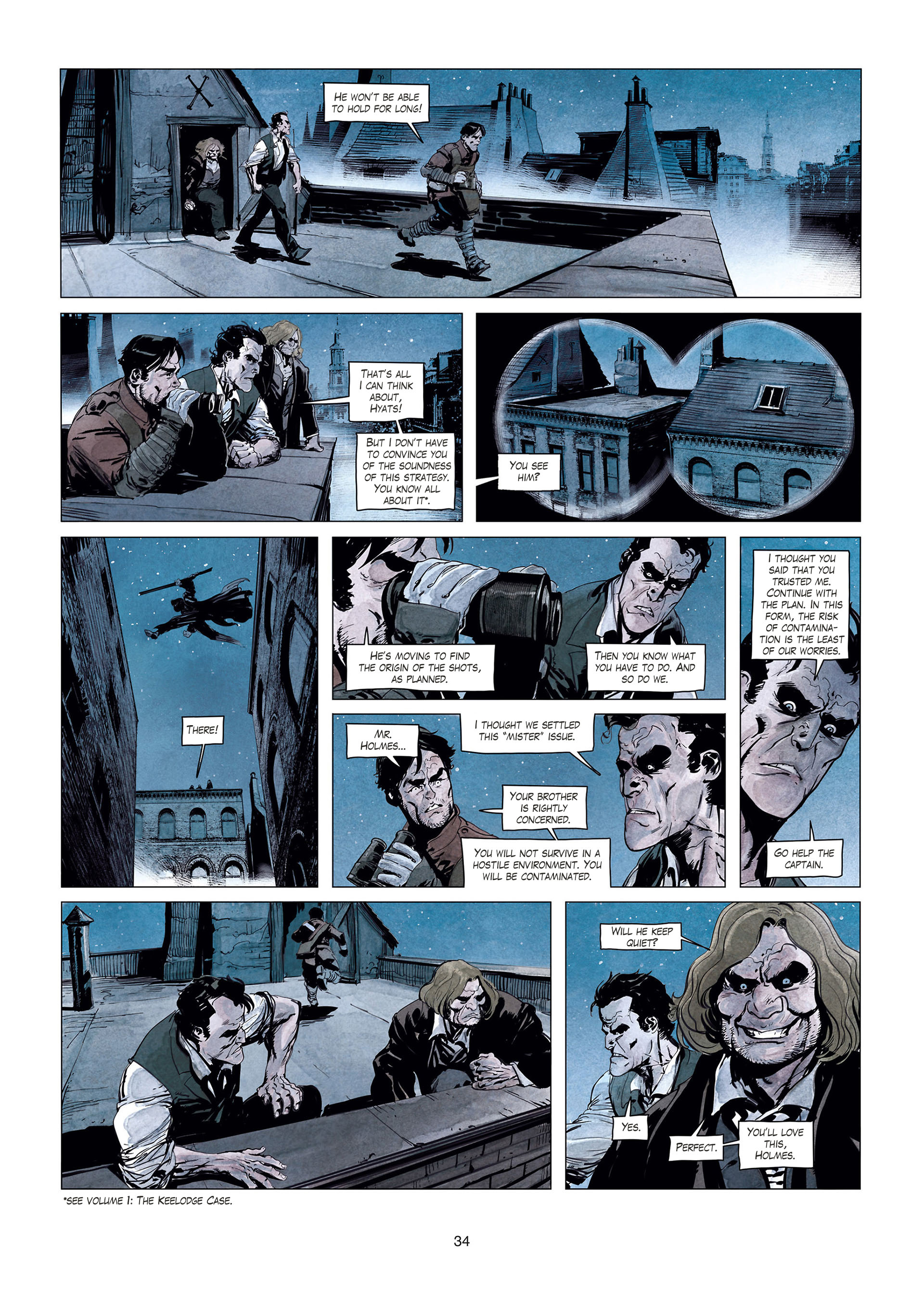 Read online Sherlock Holmes Society Tome 4 : Contamination comic -  Issue # Full - 34