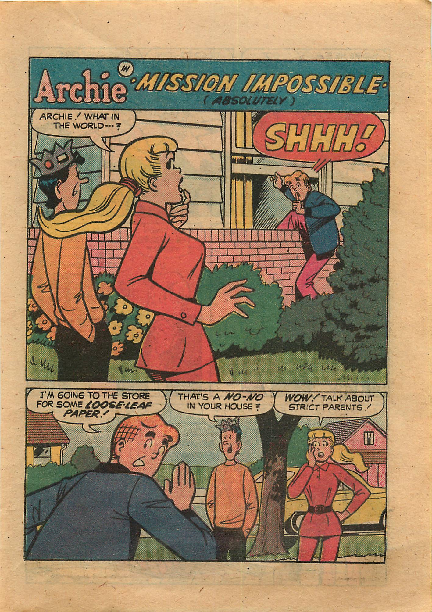 Read online Jughead Jones Comics Digest comic -  Issue #16 - 23