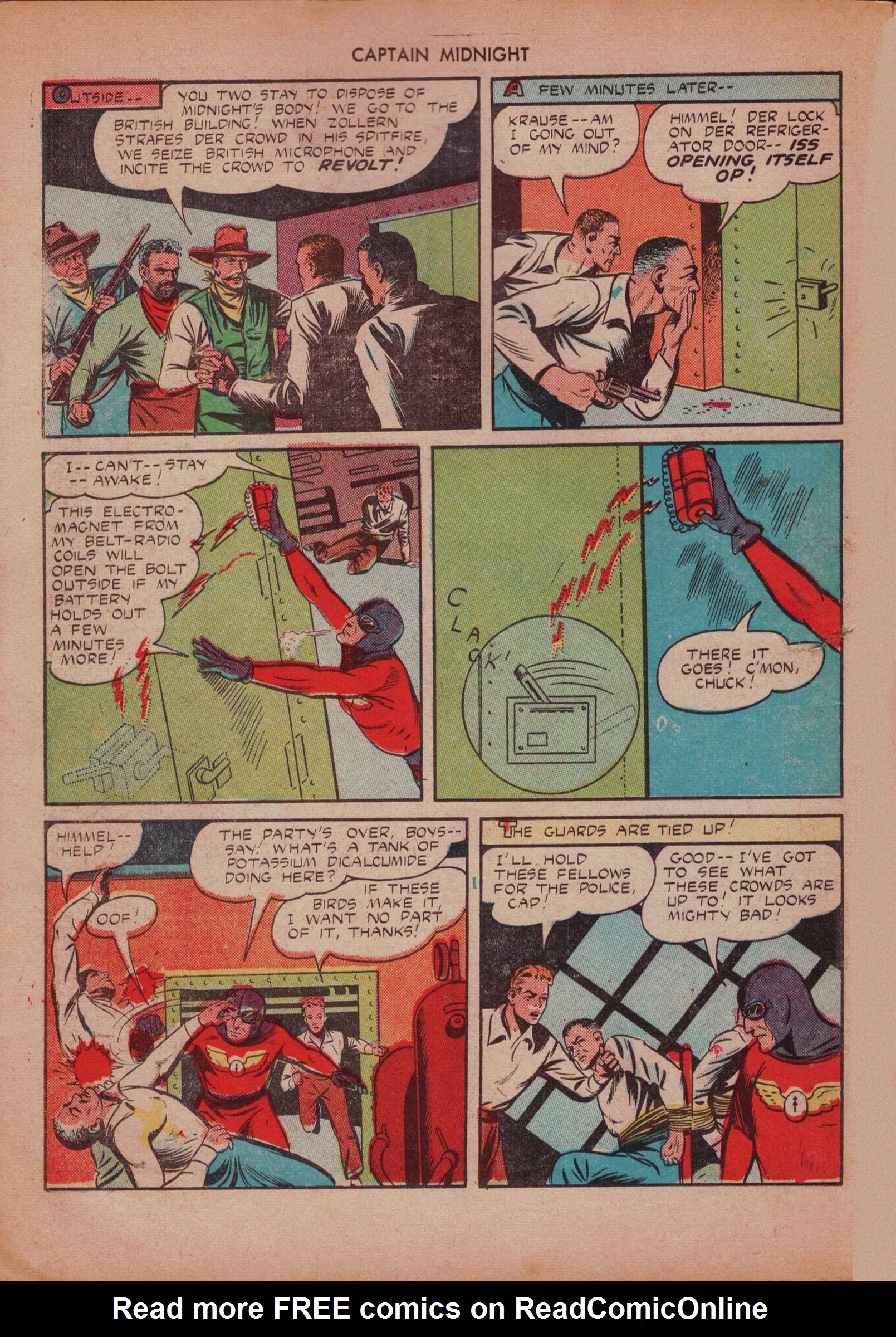 Read online Captain Midnight (1942) comic -  Issue #15 - 14