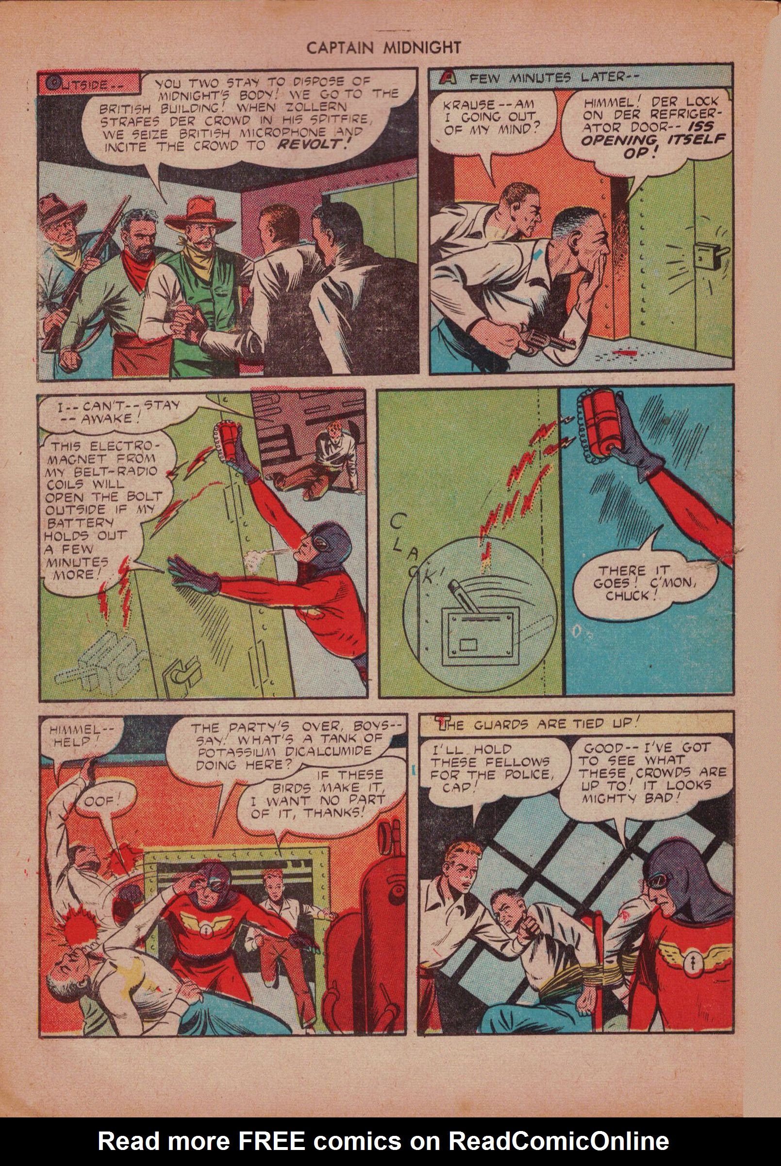 Read online Captain Midnight (1942) comic -  Issue #15 - 14