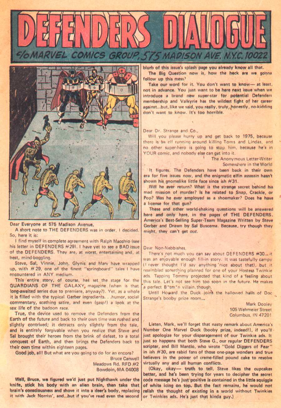 Read online The Defenders (1972) comic -  Issue #33 - 19