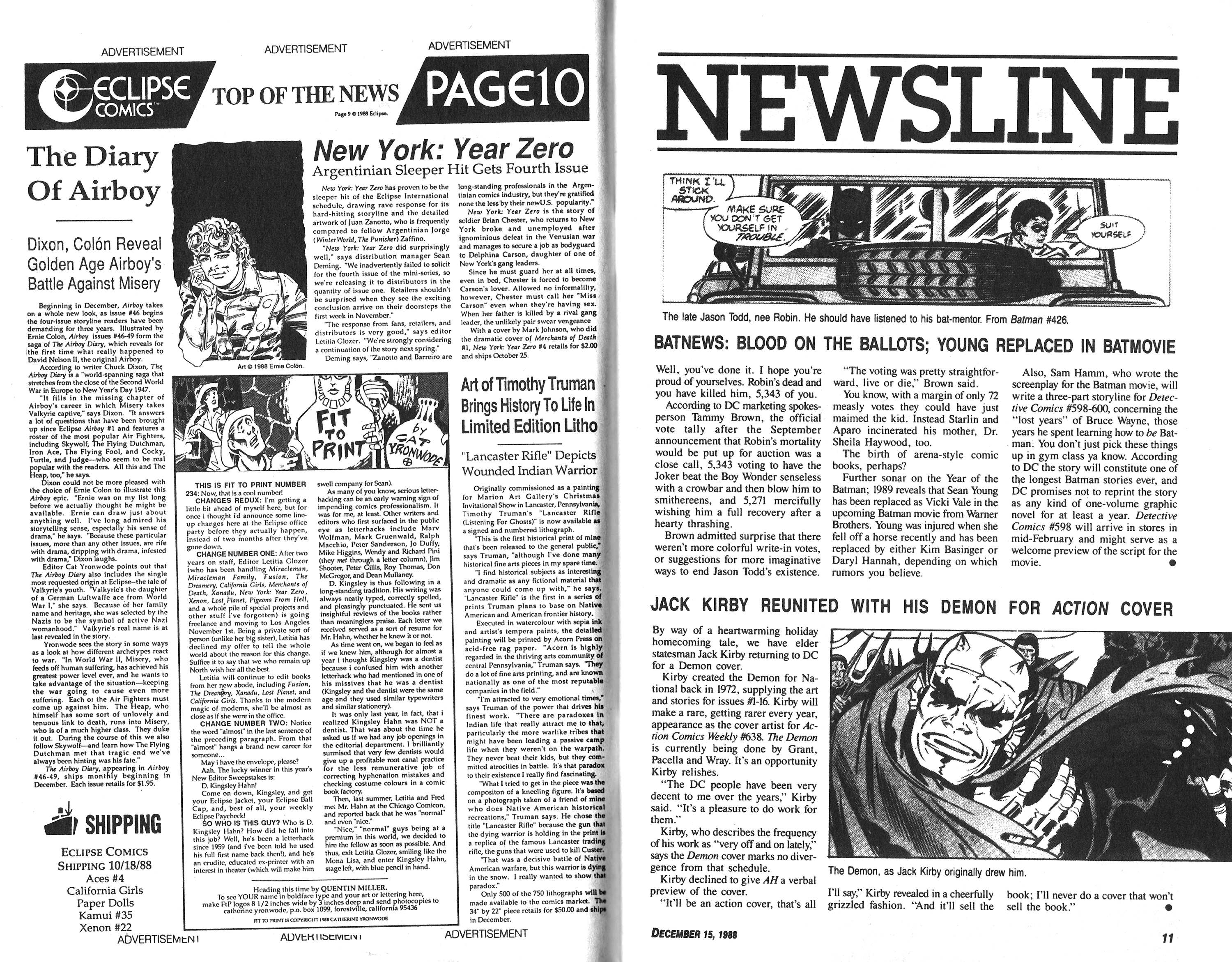 Read online Amazing Heroes comic -  Issue #155 - 6