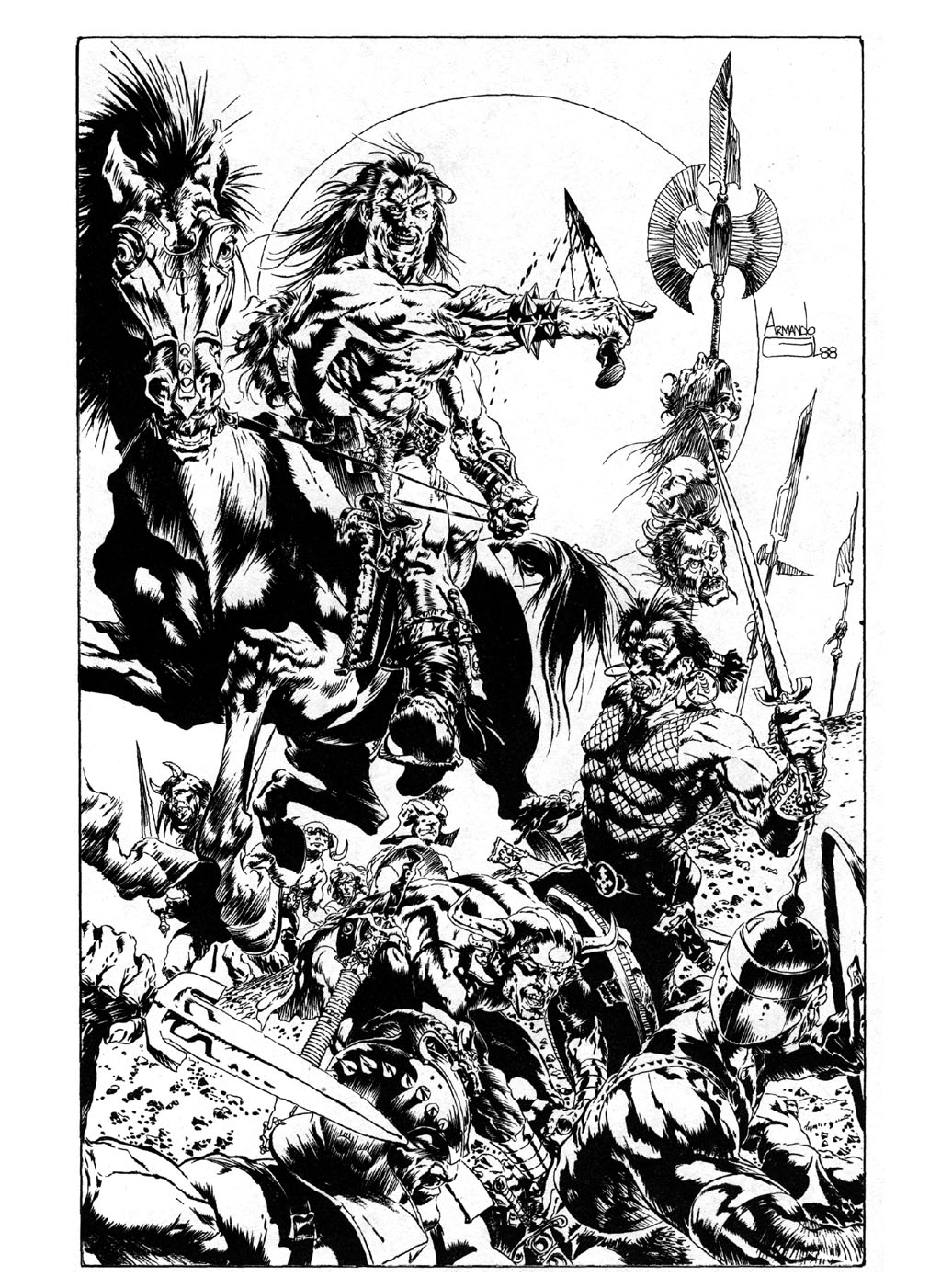 Read online The Savage Sword Of Conan comic -  Issue #163 - 58