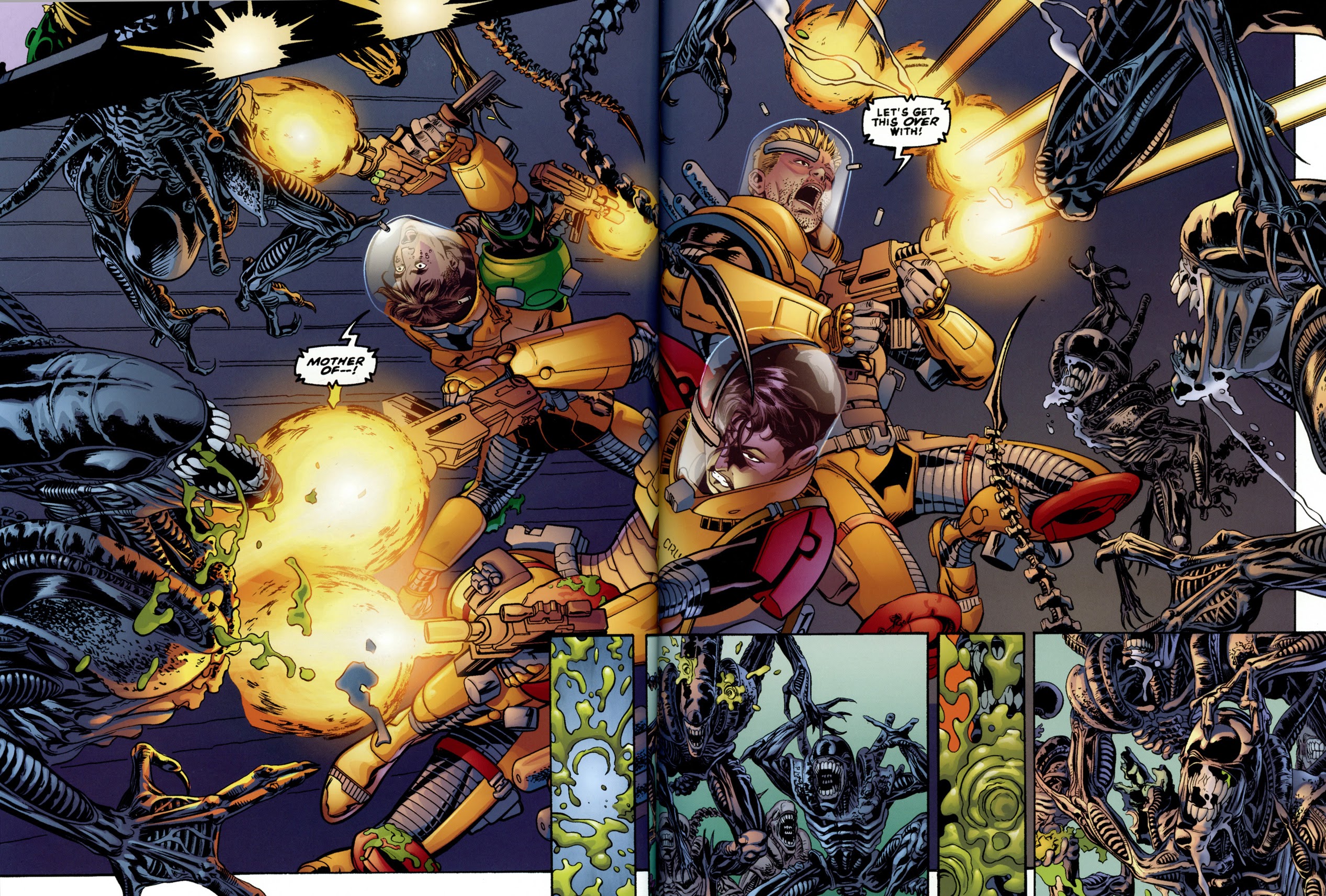 Read online Aliens/Predator: Panel to Panel comic -  Issue # TPB (Part 1) - 46