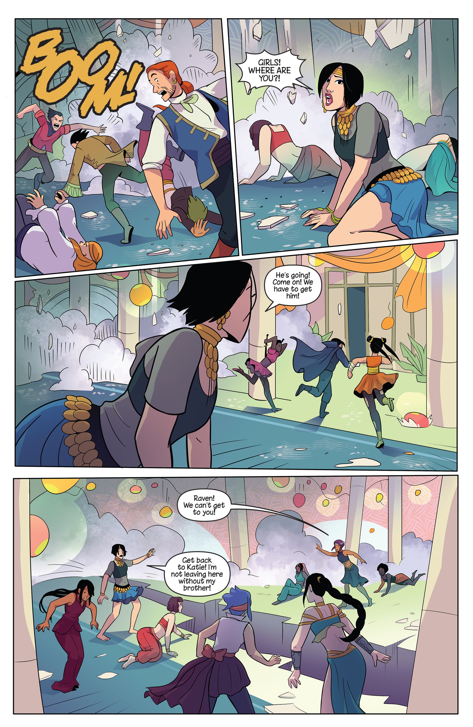 Read online Princeless Raven Year Two: Love and Revenge comic -  Issue # _TPB Assault On Golden Rock - 91
