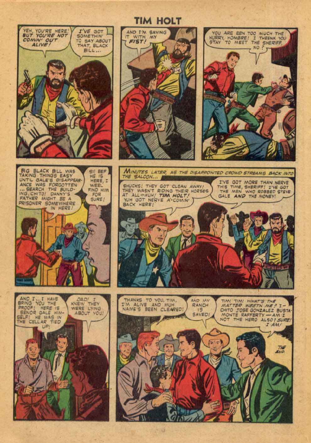 Read online Tim Holt comic -  Issue #18 - 18